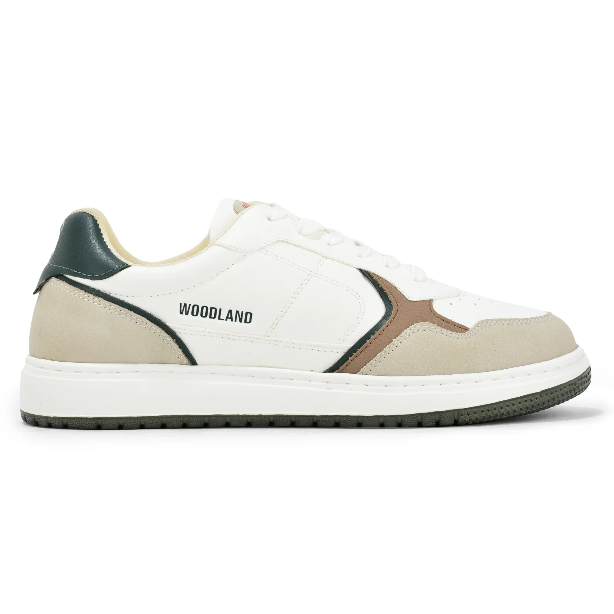 woodland-men-white-dgreen-casual-sneakers