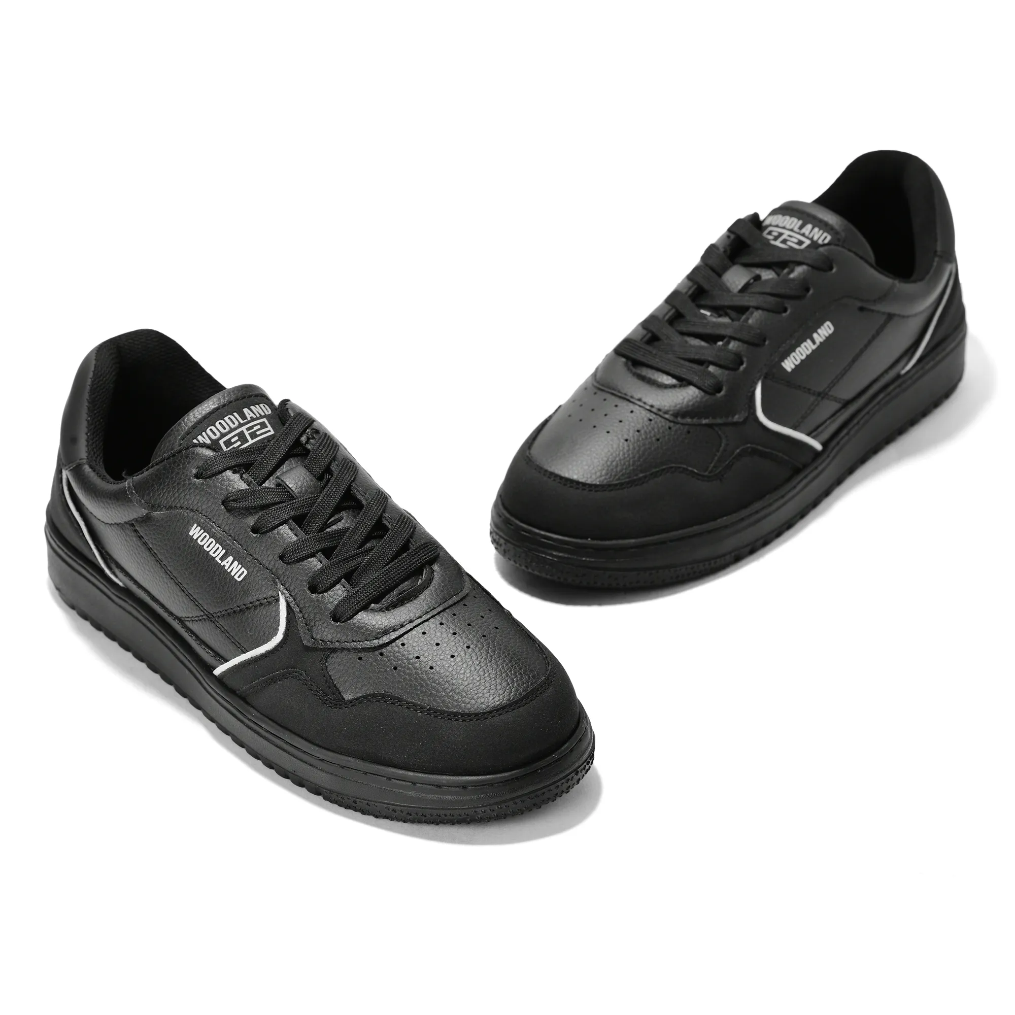 Woodland Men Black Casual Sneakers 3