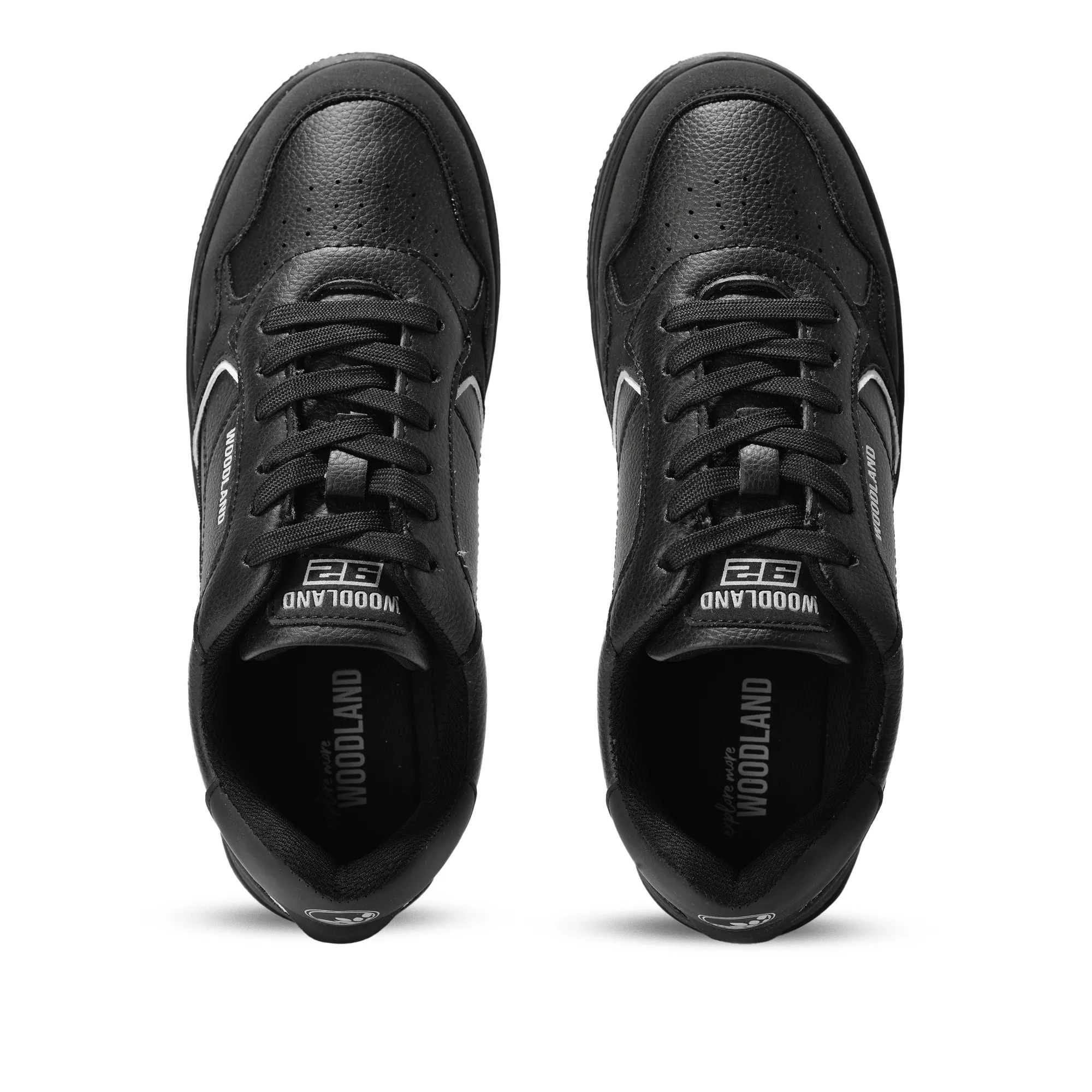 Woodland Men Black Casual Sneakers 6