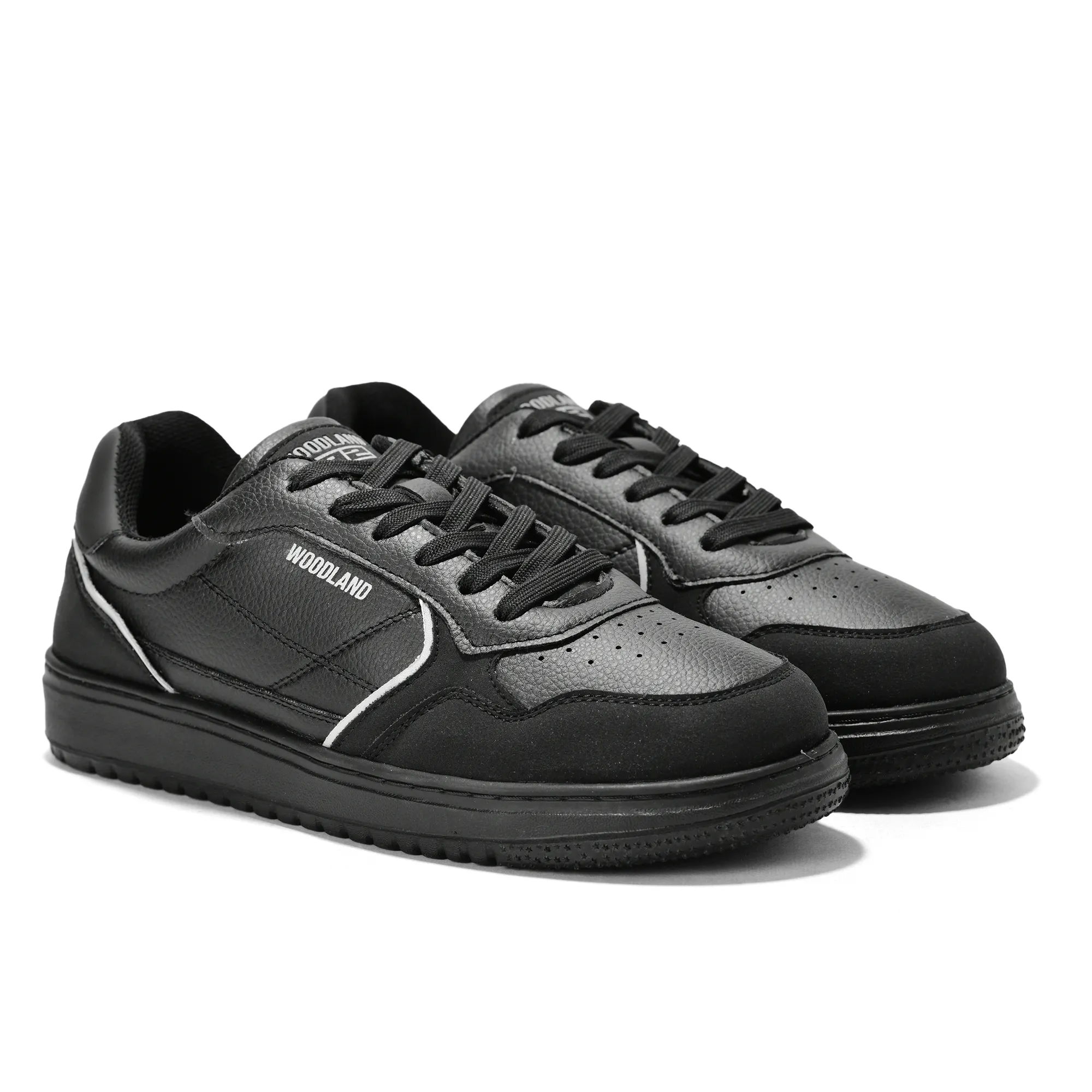 Woodland Men Black Casual Sneakers 9