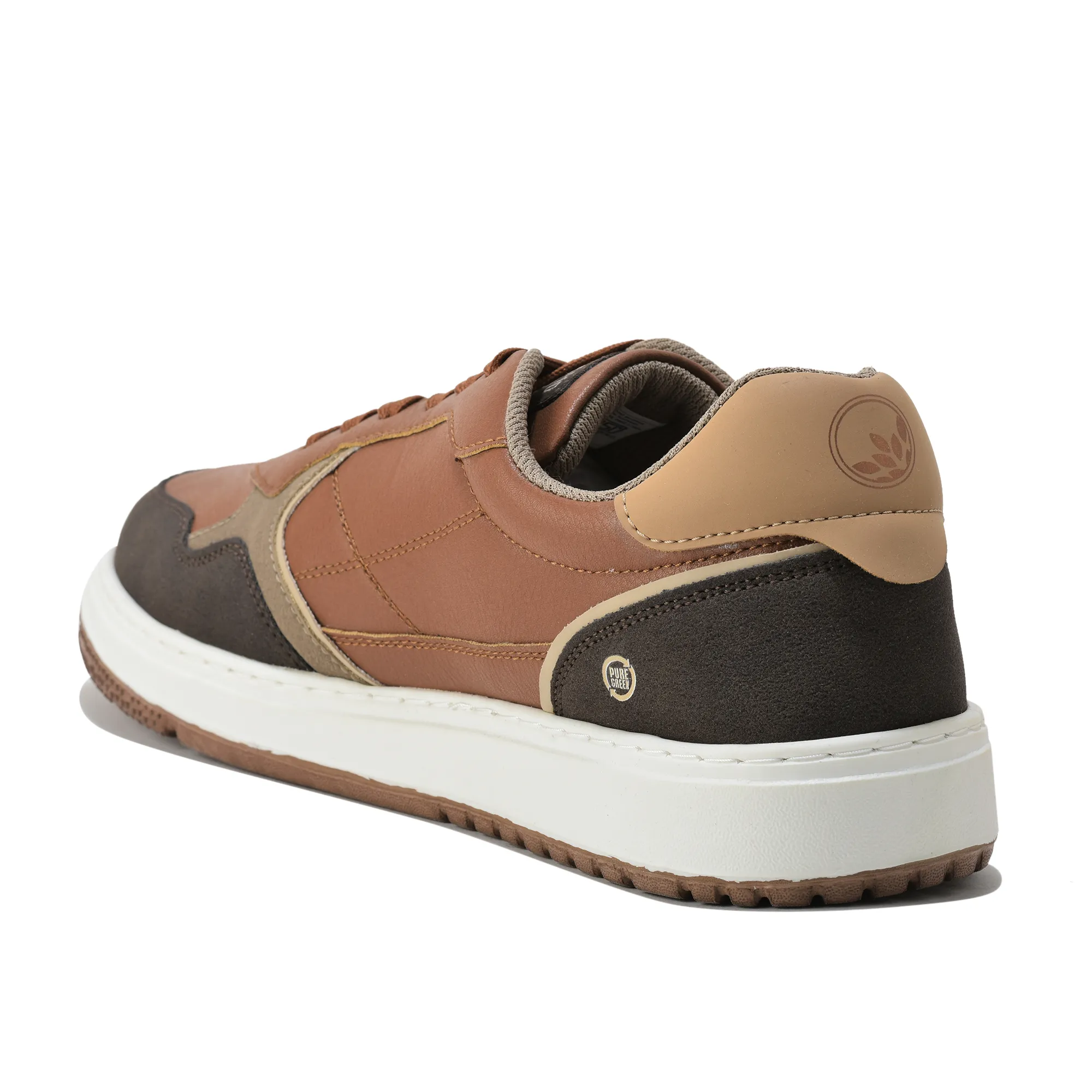 Woodland Men Tan/Beige Casual Sneakers - Thumbnail 7