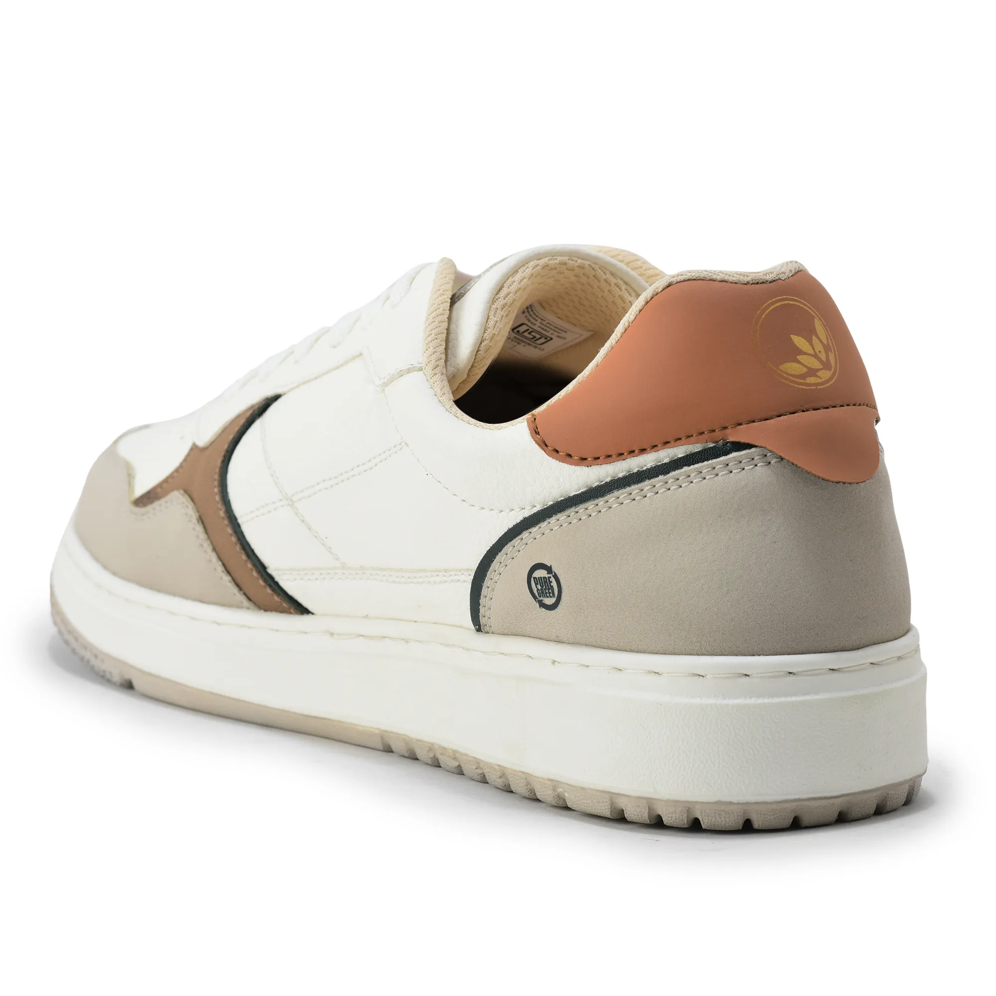 Woodland Men White/Dgreen Casual Sneakers - Thumbnail 7