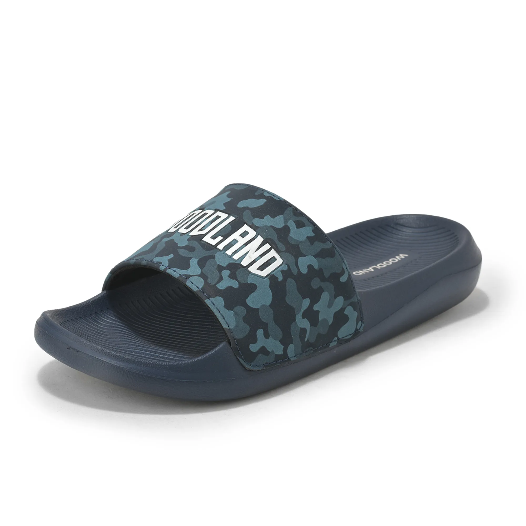 Woodland Men’s Navy Camo Print Comfort Sliders - Thumbnail 11