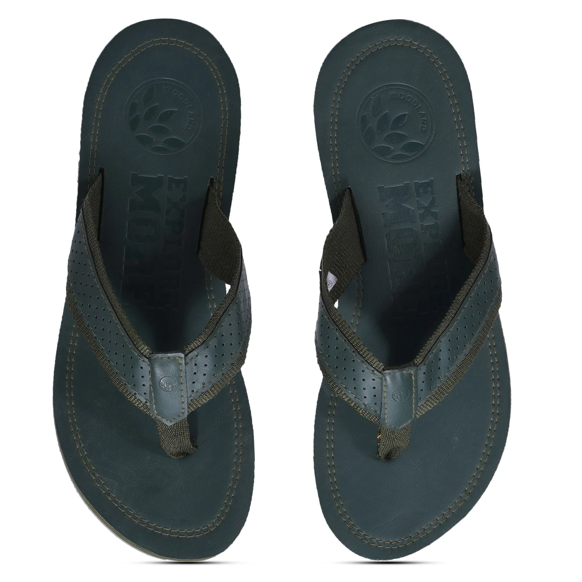 green flip-flops for men - Thumbnail 3