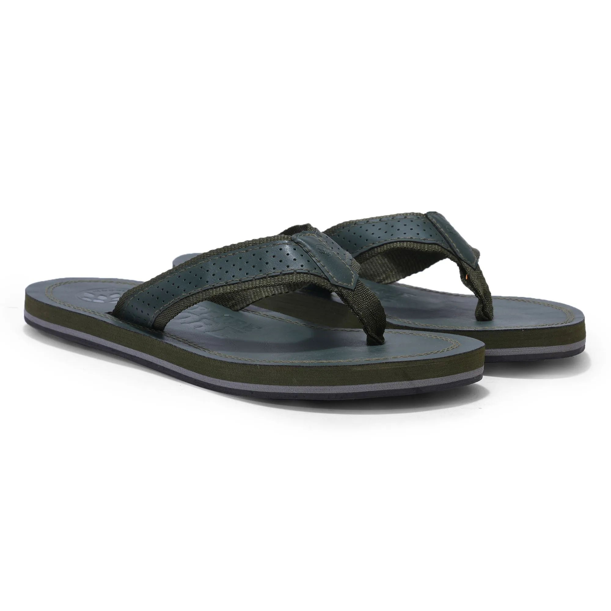 green flip-flops for men - Thumbnail 6