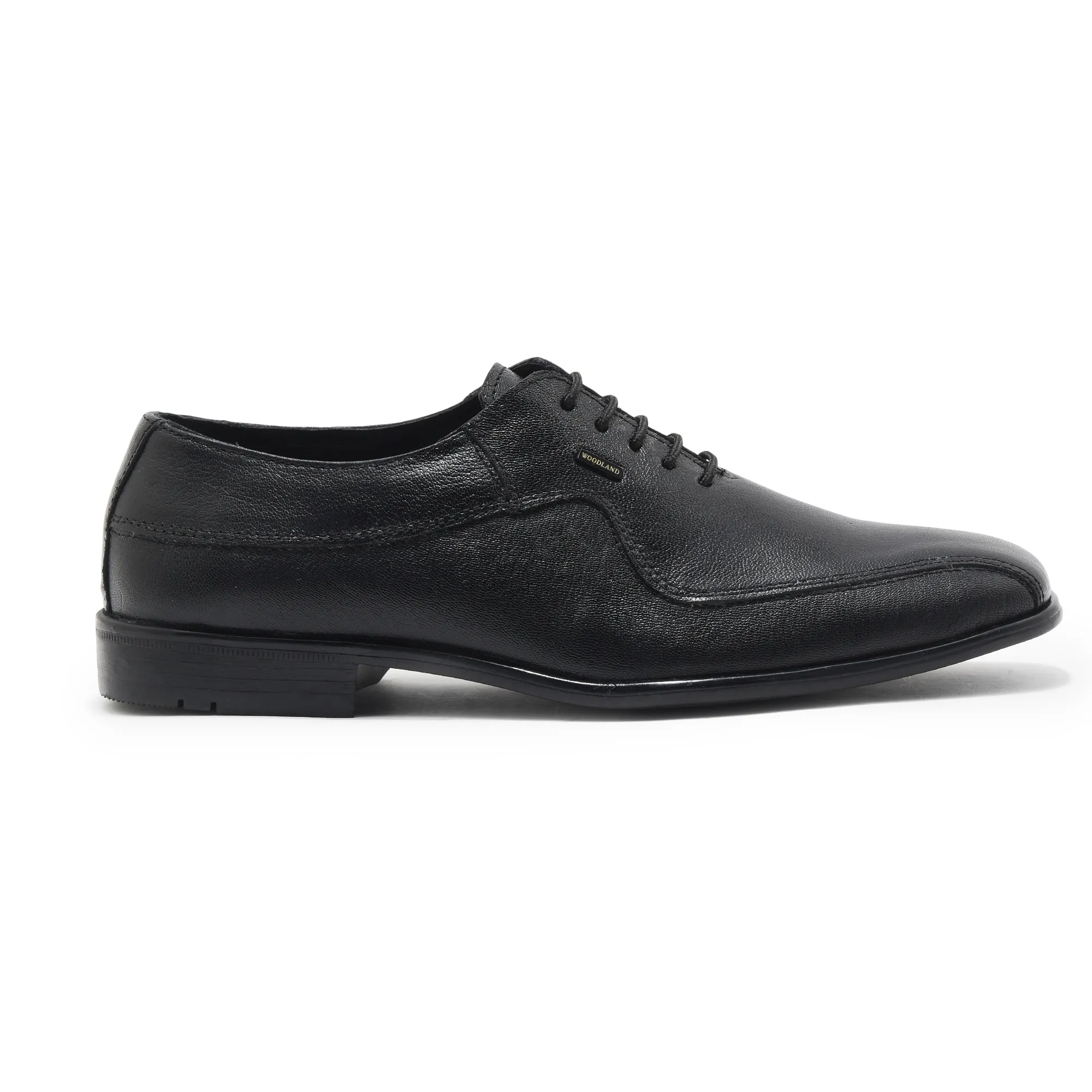 Woodland Men Black Classic Leather Shoes - Image 1