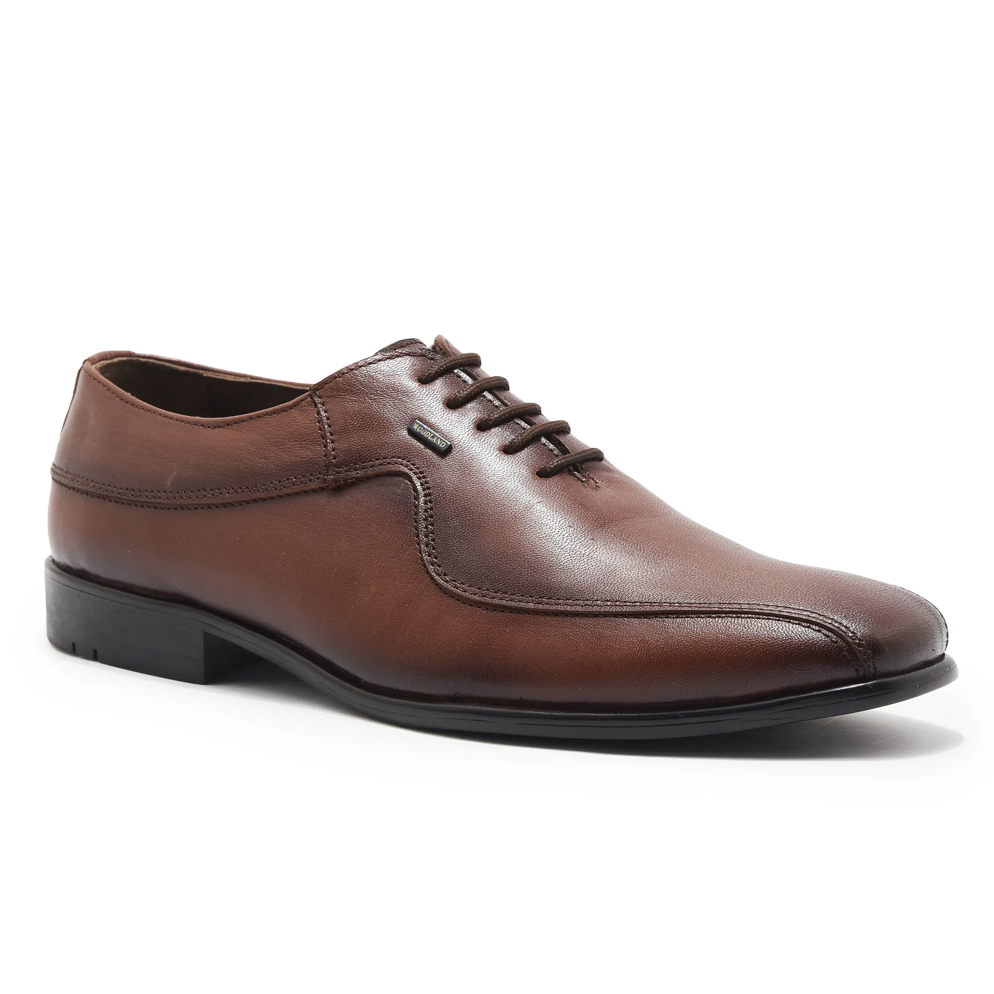 Woodland Men Brown Classic Leather Shoes - Thumbnail 3