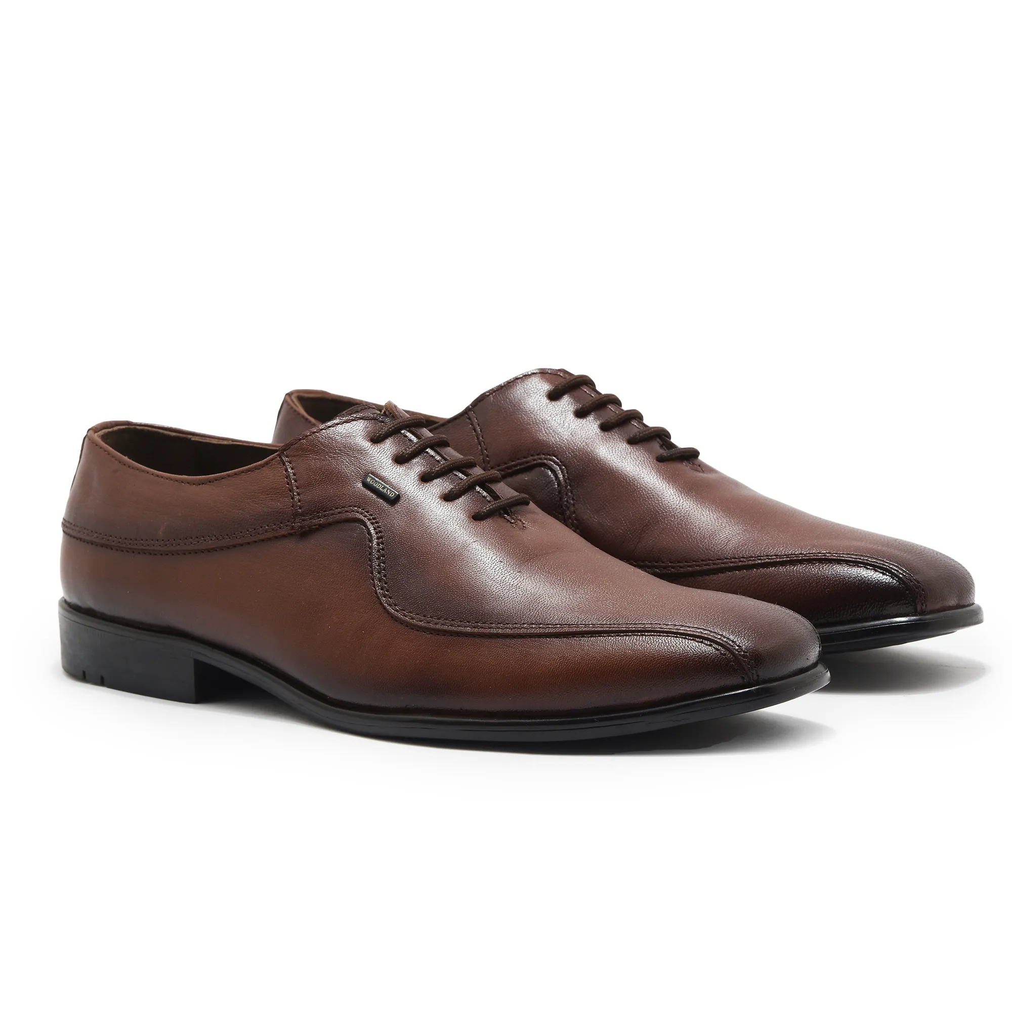Woodland Men Brown Classic Leather Shoes - Thumbnail 7