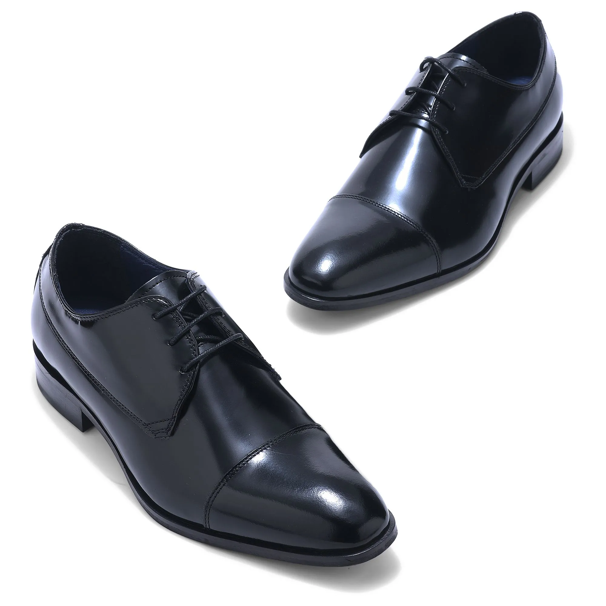 BLACK Oxford shoes for men - Thumbnail 2