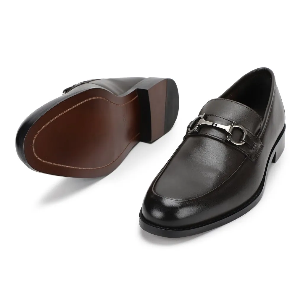 Brown Loafer for Men - Thumbnail 3
