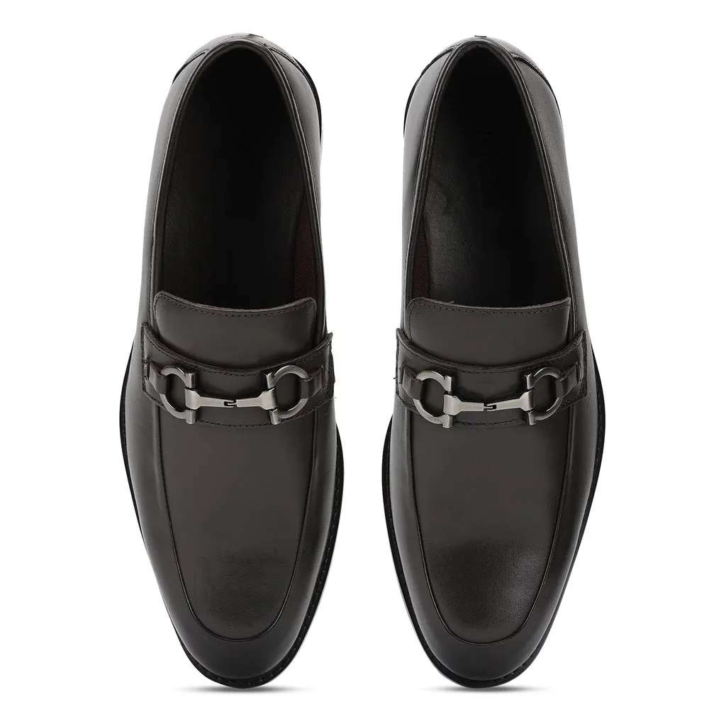 Brown Loafer for Men - Thumbnail 4