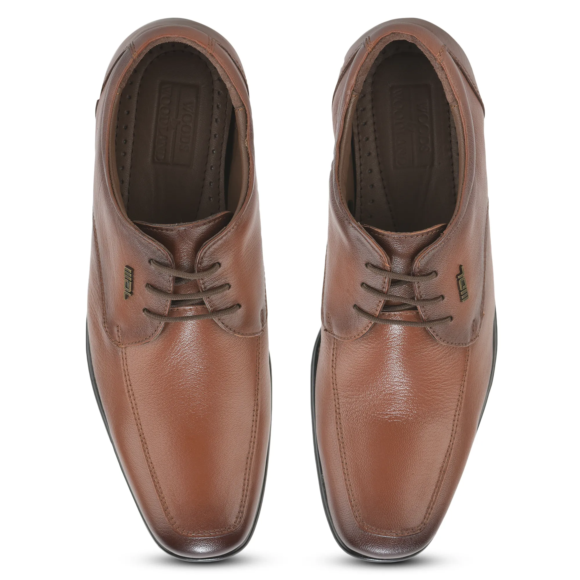 Formal Tan Oxford Shoes for Men - Thumbnail 5