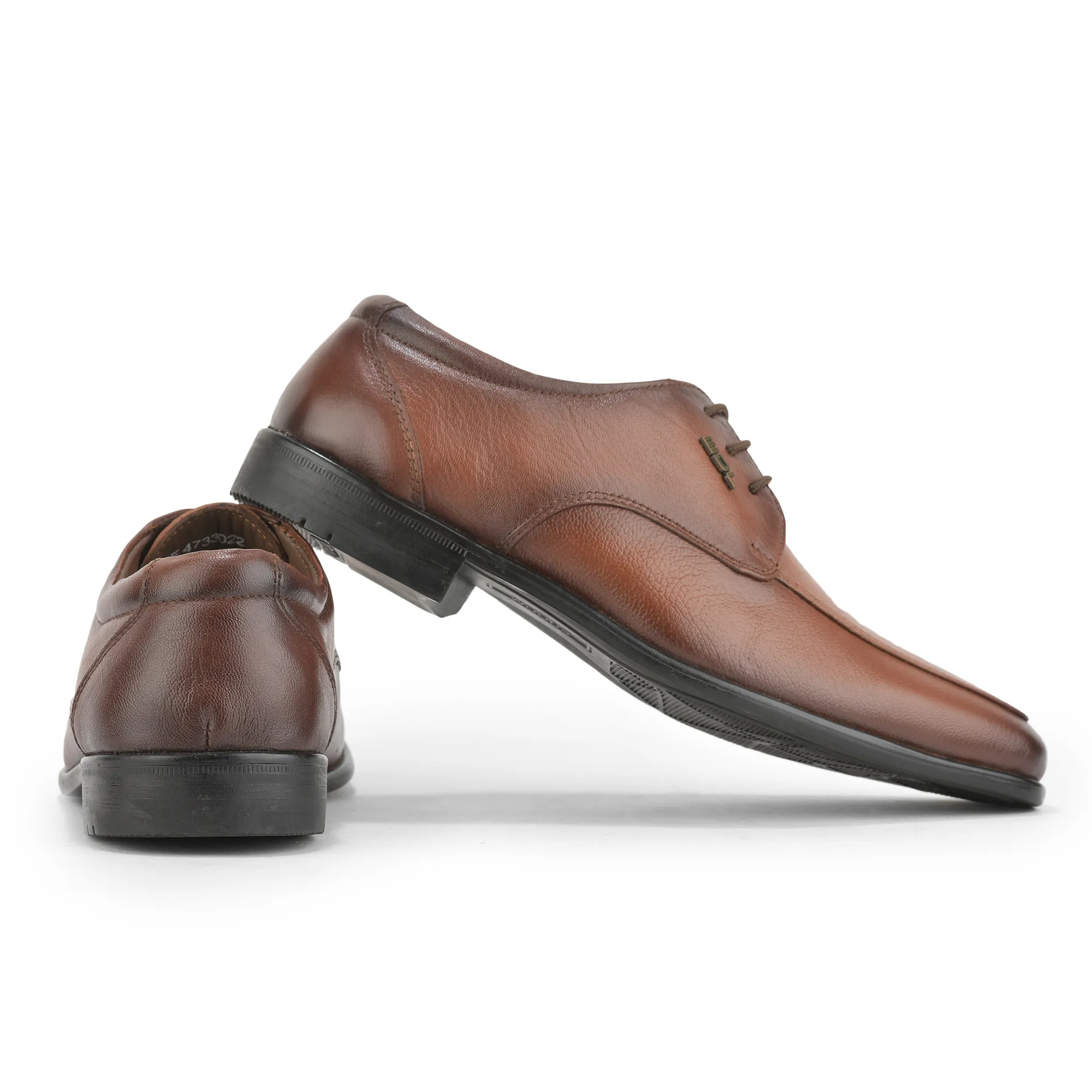 Formal Tan Oxford Shoes for Men - Thumbnail 10