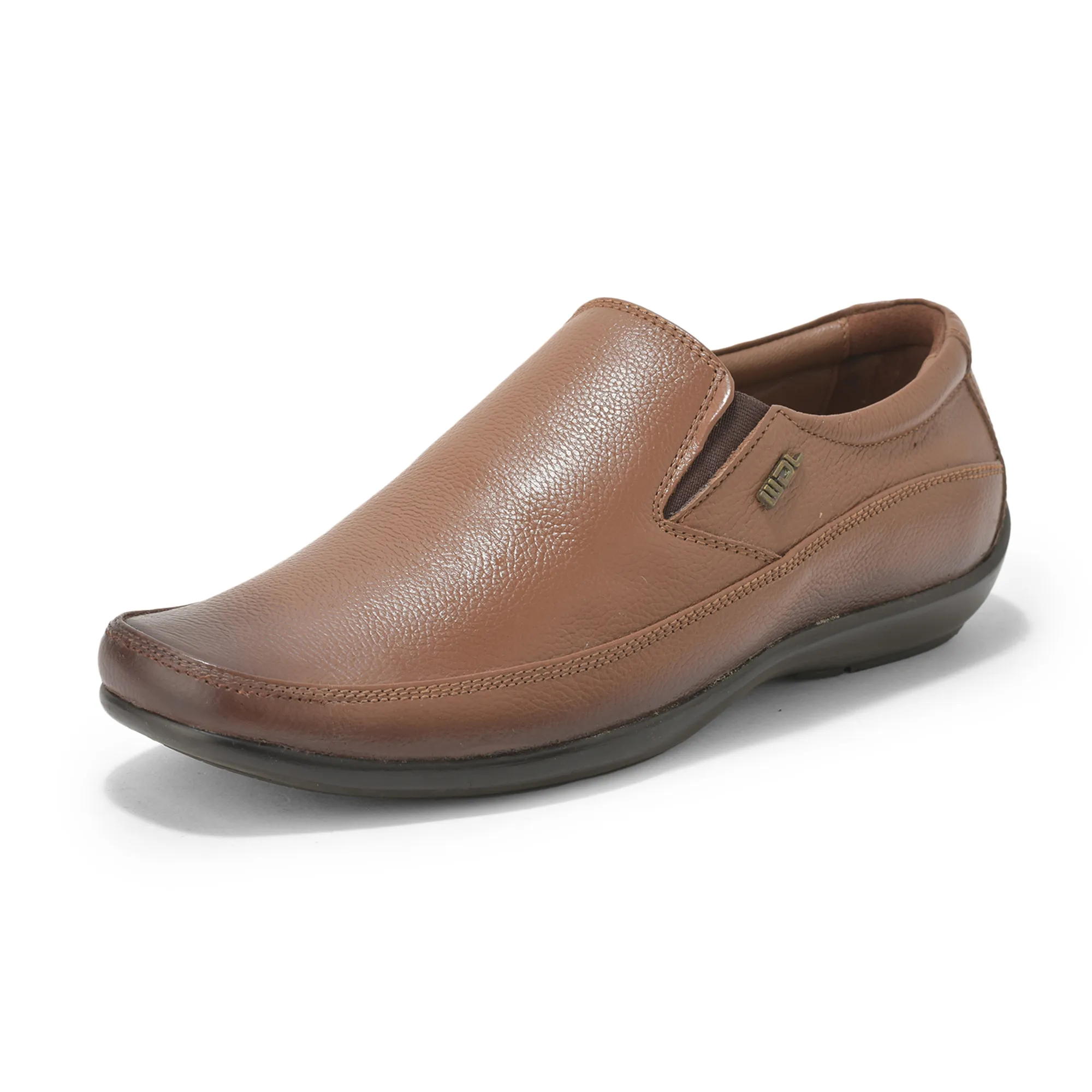 Woodland Men’S Tan Leather Boardroom Slip-Ons - Thumbnail 11