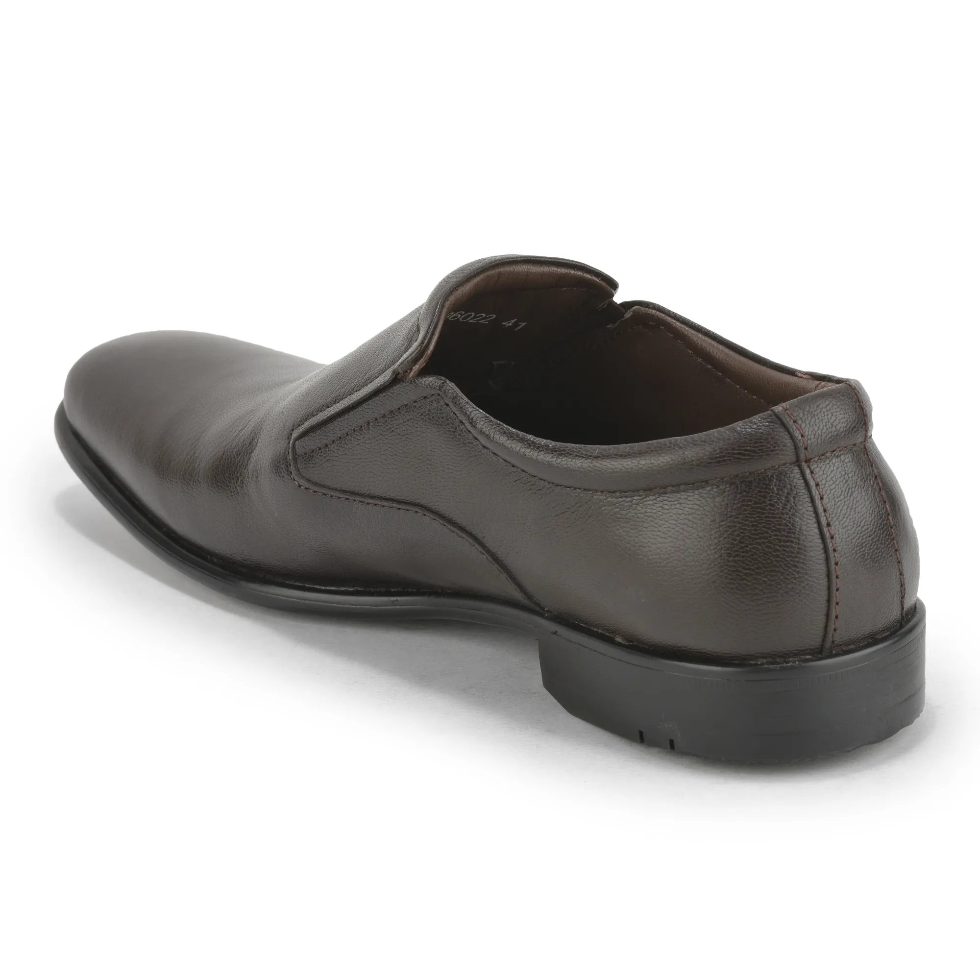 Woodland Men’s Dark Brown Bold Softy Formal Slip-Ons - Thumbnail 7