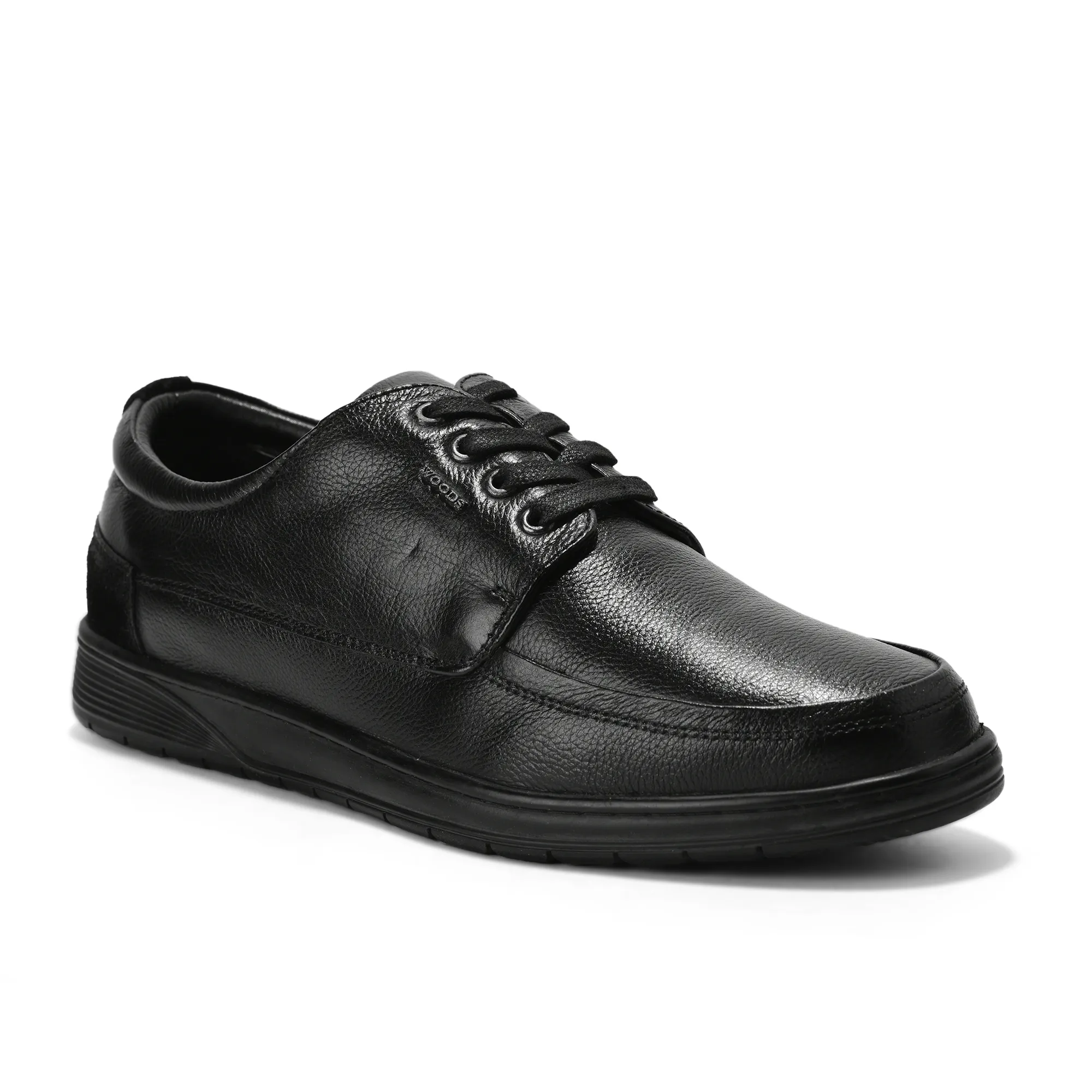 Woods classic black lace shoes for men - Thumbnail 4