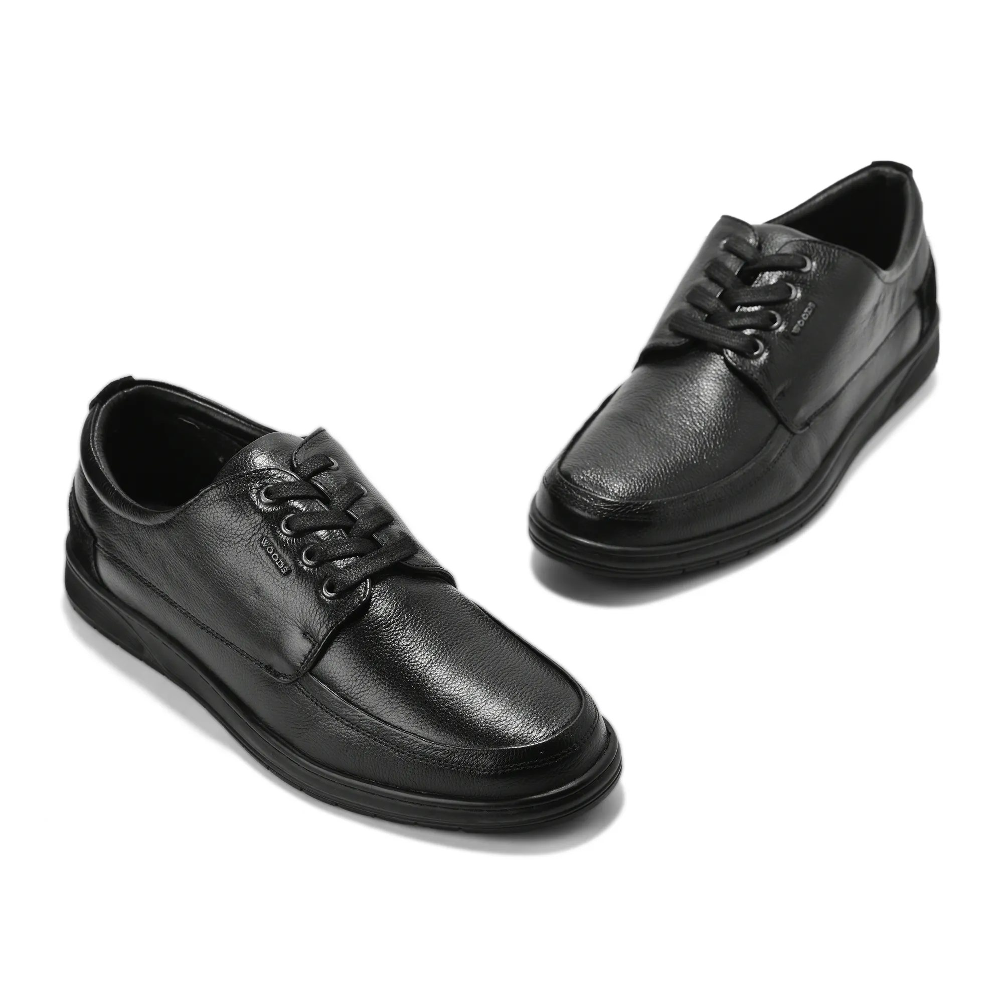 Woods classic black lace shoes for men - Thumbnail 5