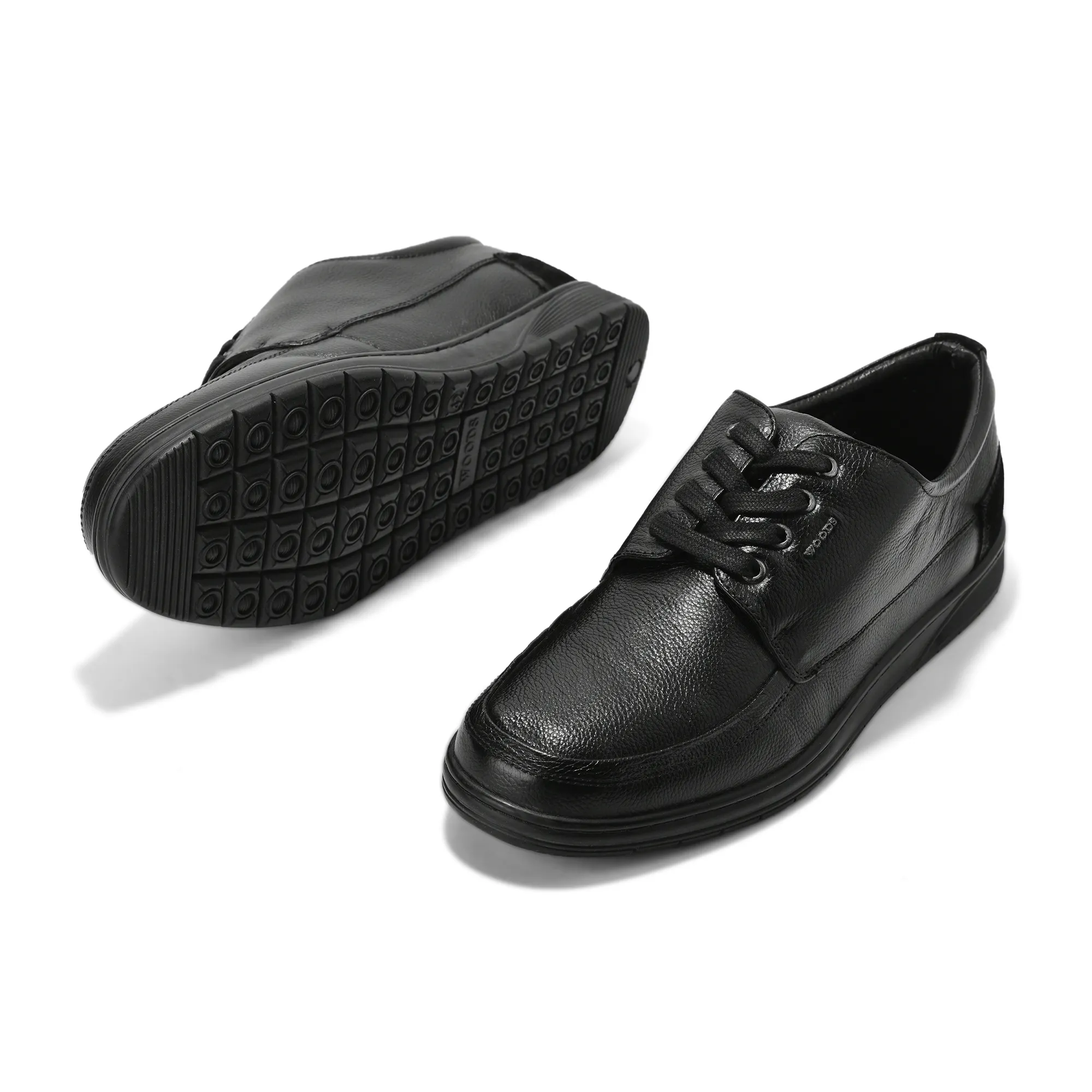 Woods classic black lace shoes for men - Thumbnail 8