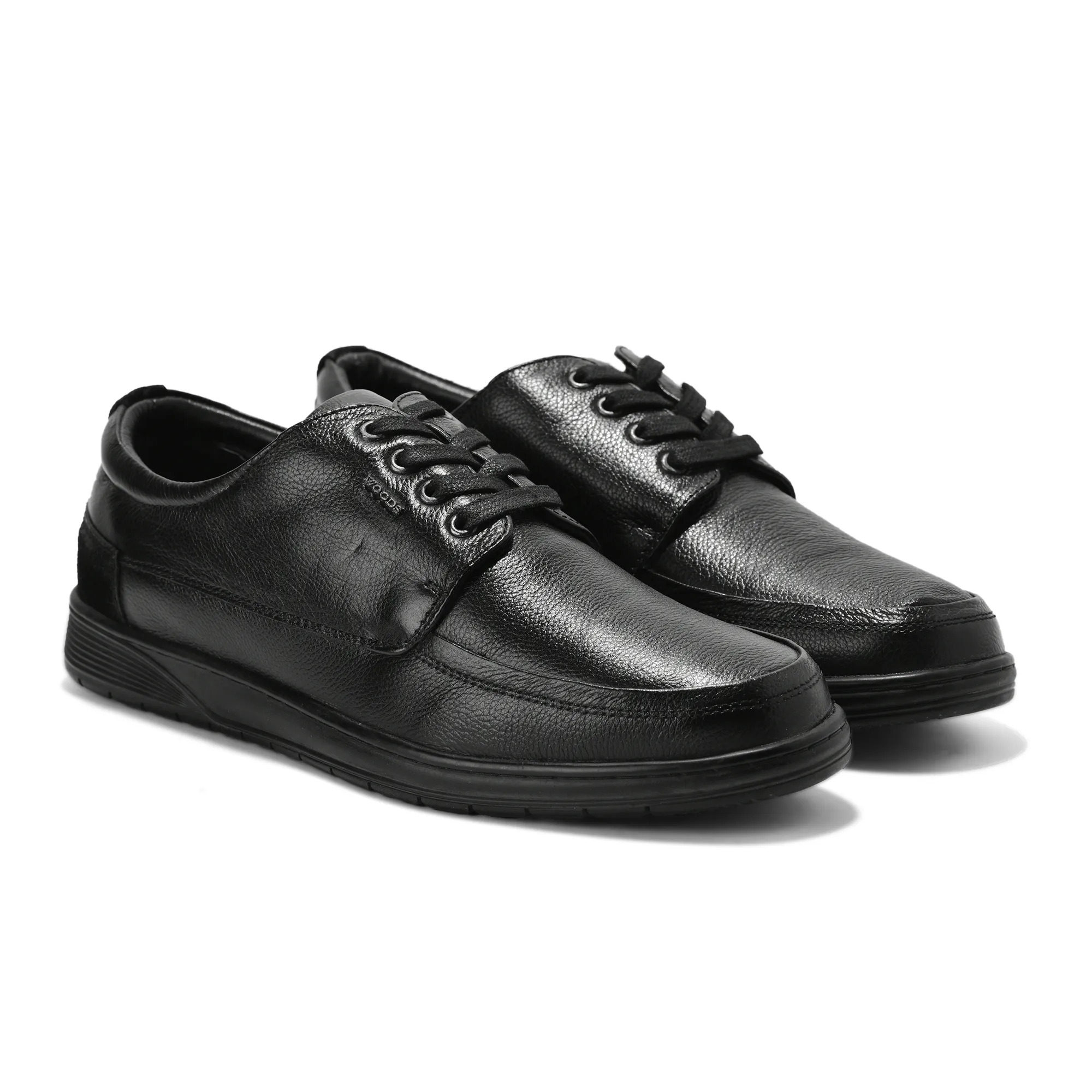 Woods classic black lace shoes for men - Thumbnail 10