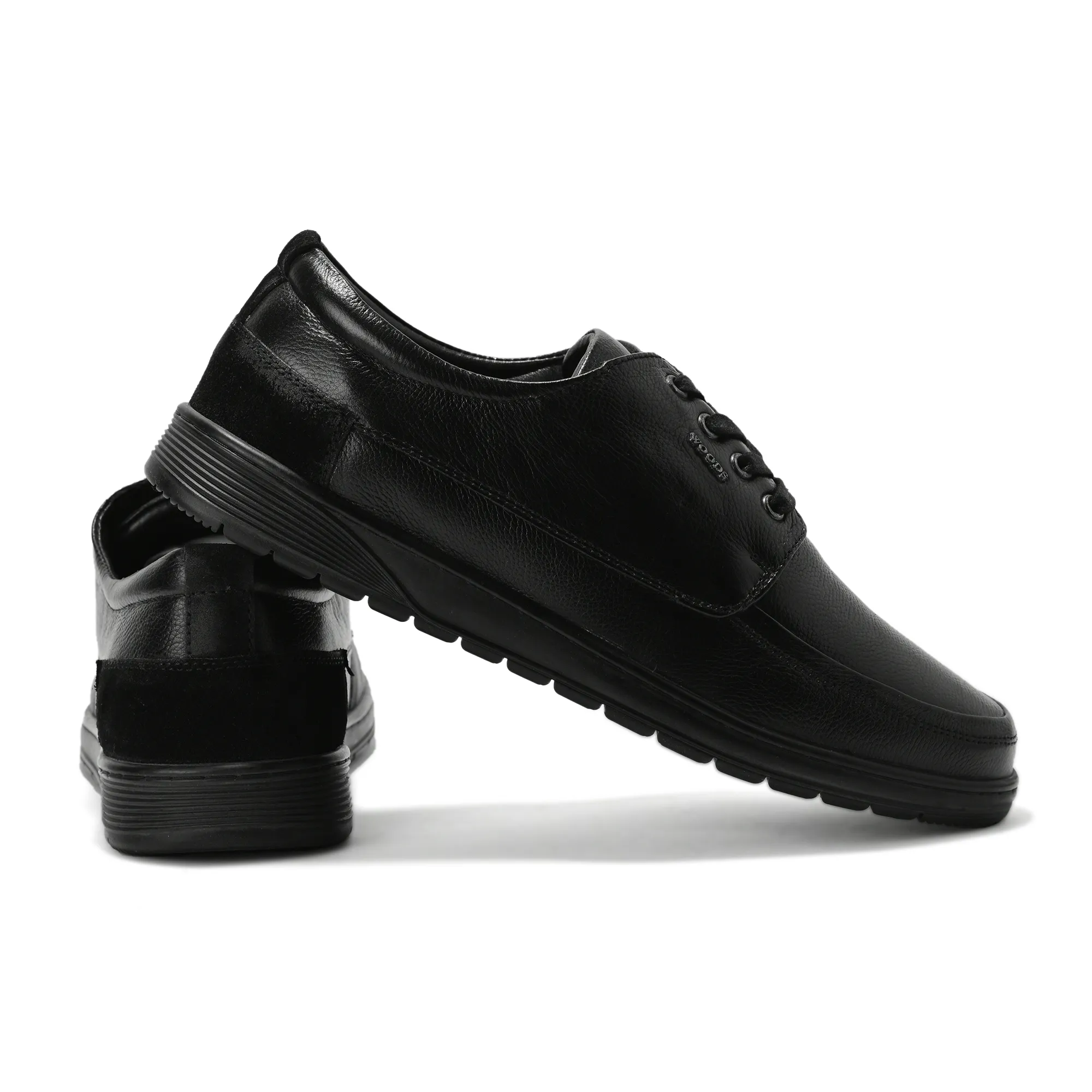 Woods classic black lace shoes for men - Thumbnail 12
