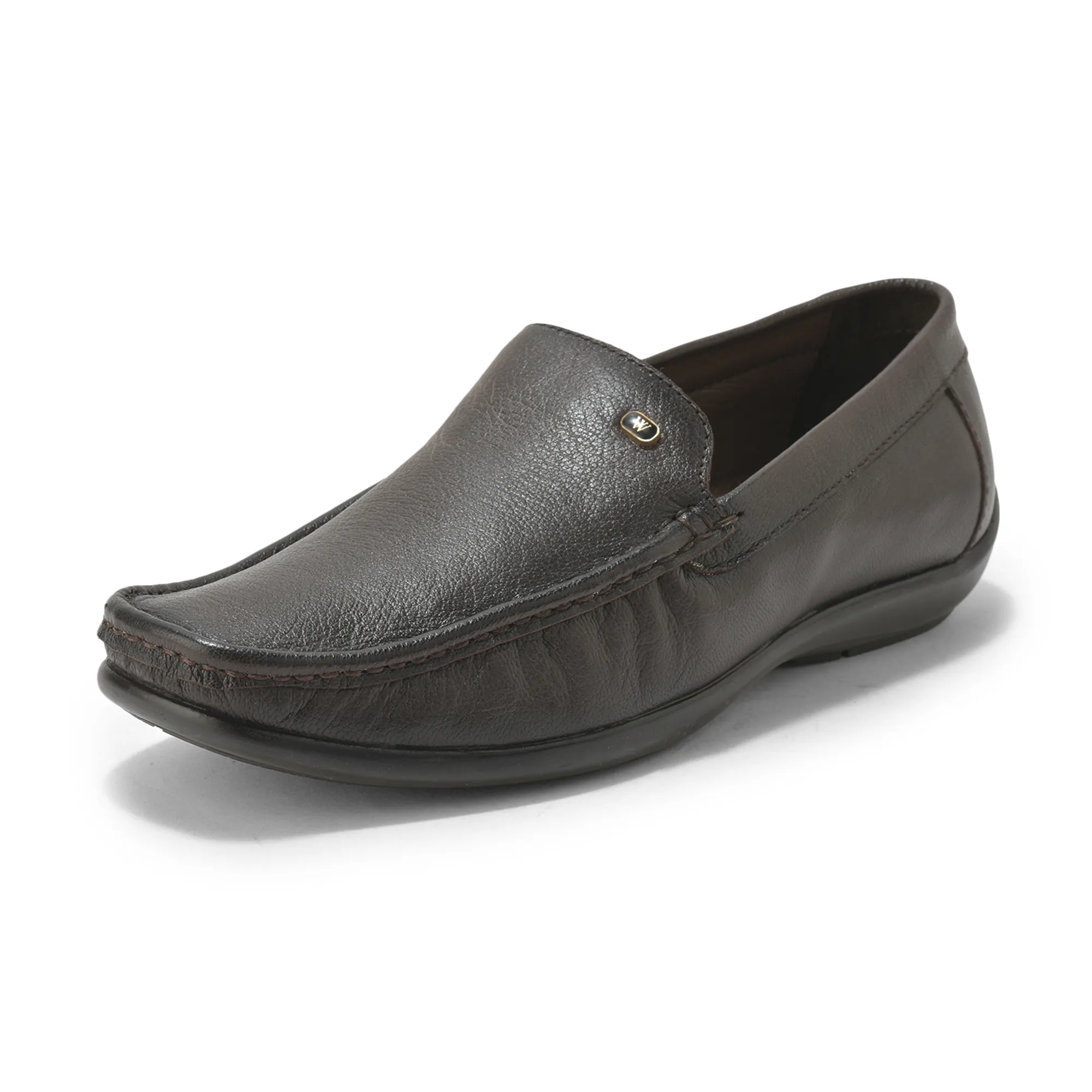 Woodland Men’S Brown Leather Classic Slip-On Shoes - Thumbnail 11