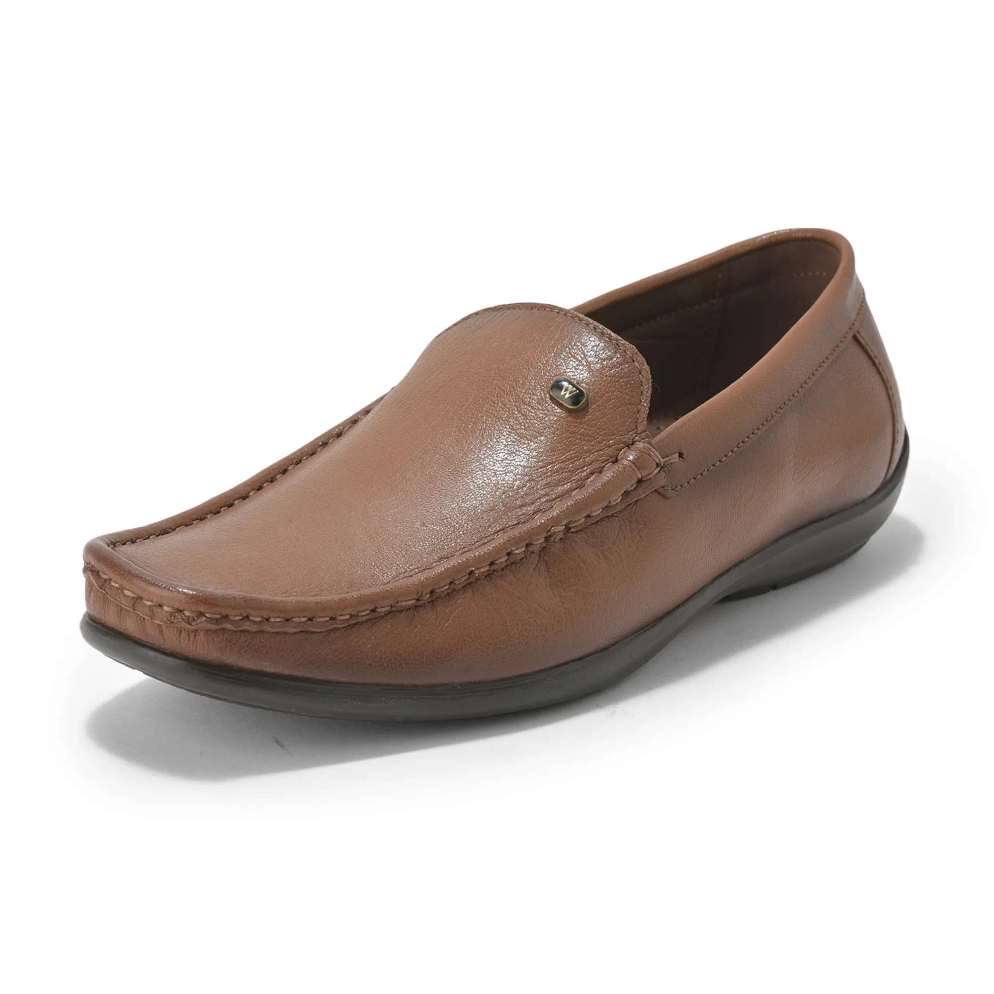 Woodland Men’S Tan Leather Classic Slip-On Shoes - Thumbnail 11