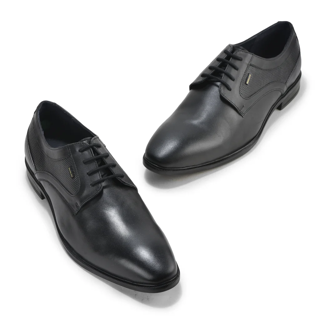 Woodland Men’s Black Lace-Up Formal Shoes - Thumbnail 2