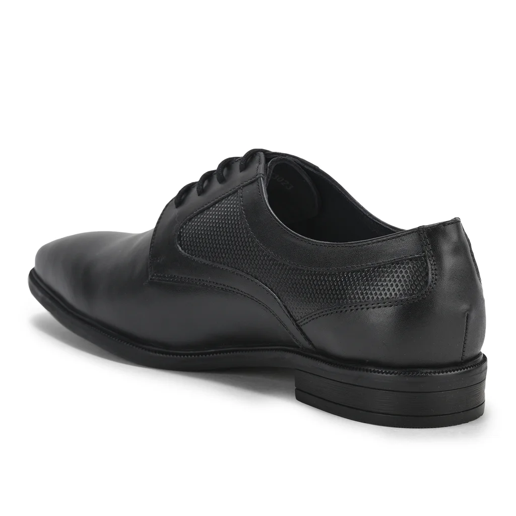 Woodland Men’s Black Lace-Up Formal Shoes - Thumbnail 5