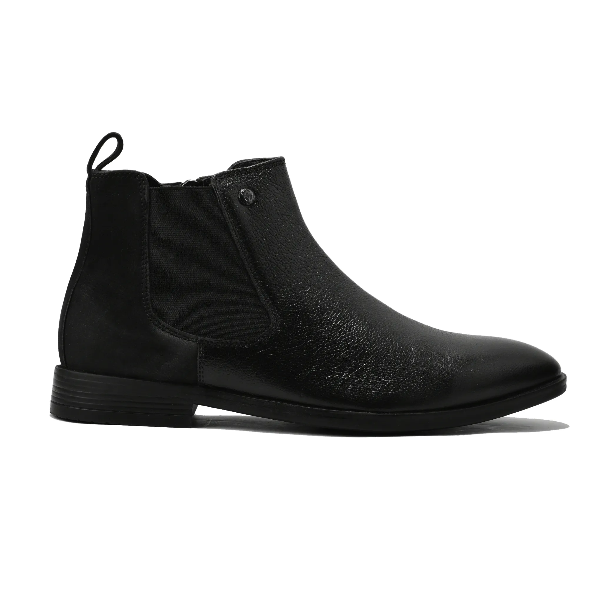 Woodland Men's Black Classic Chelsea Boots - Thumbnail 2