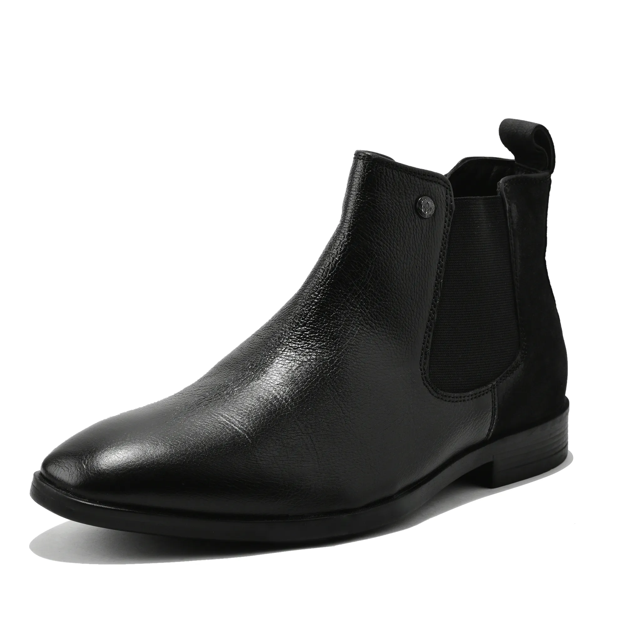 Woodland Men's Black Classic Chelsea Boots - Thumbnail 11