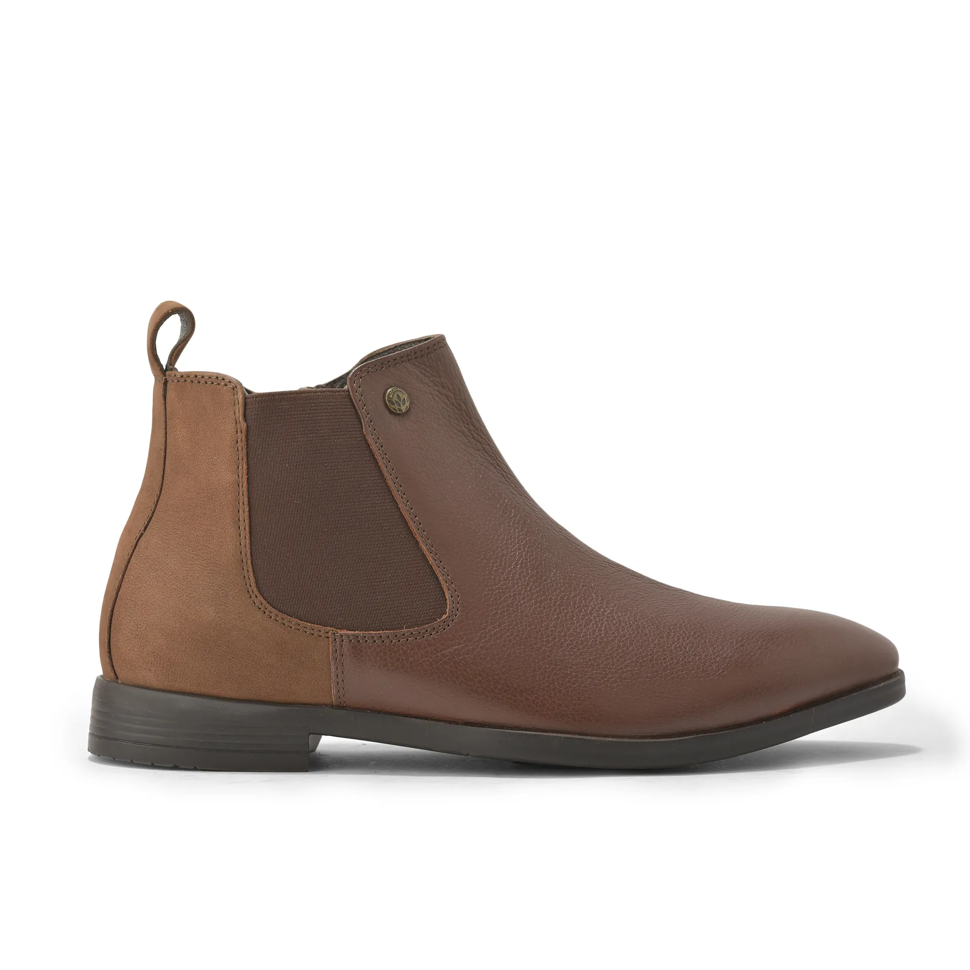 Woodland Men’s Tan Classic Chelsea Boots - Thumbnail 2