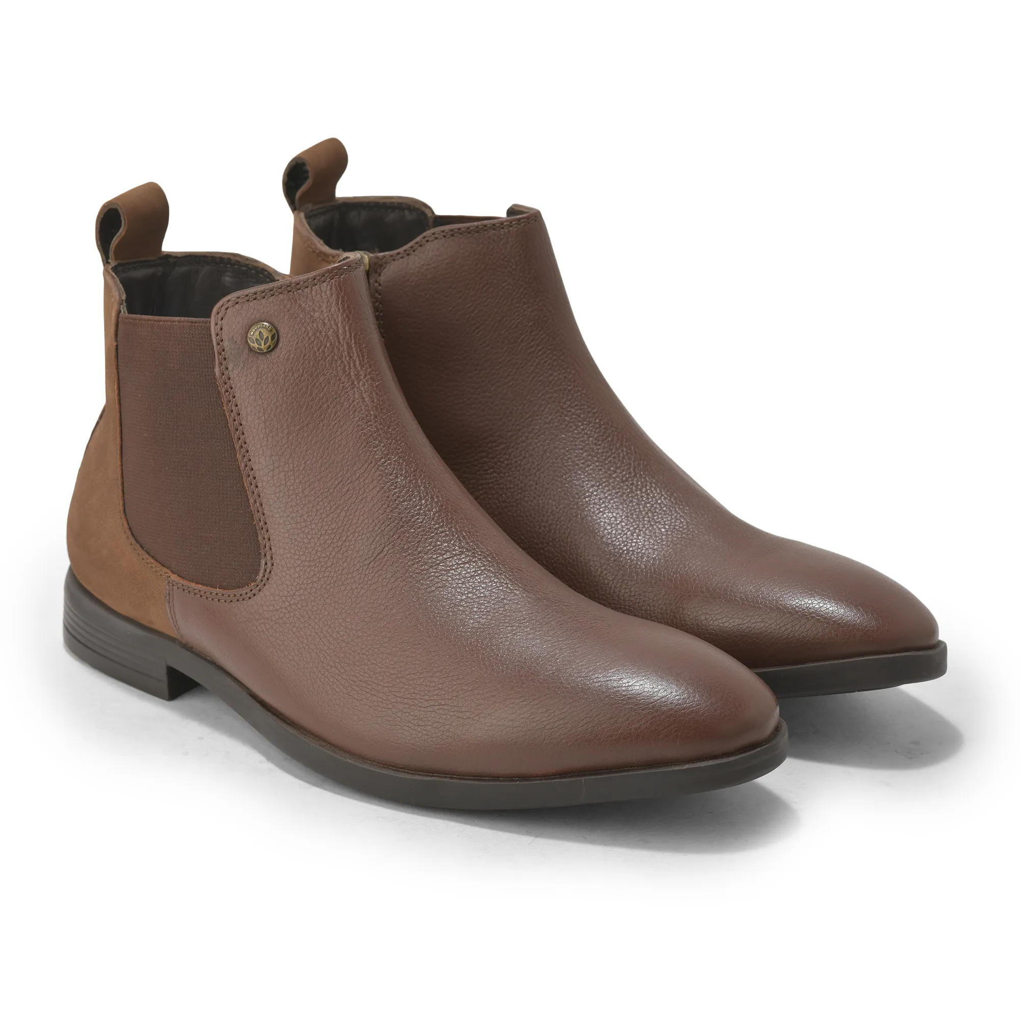 Woodland Men’s Tan Classic Chelsea Boots - Thumbnail 6