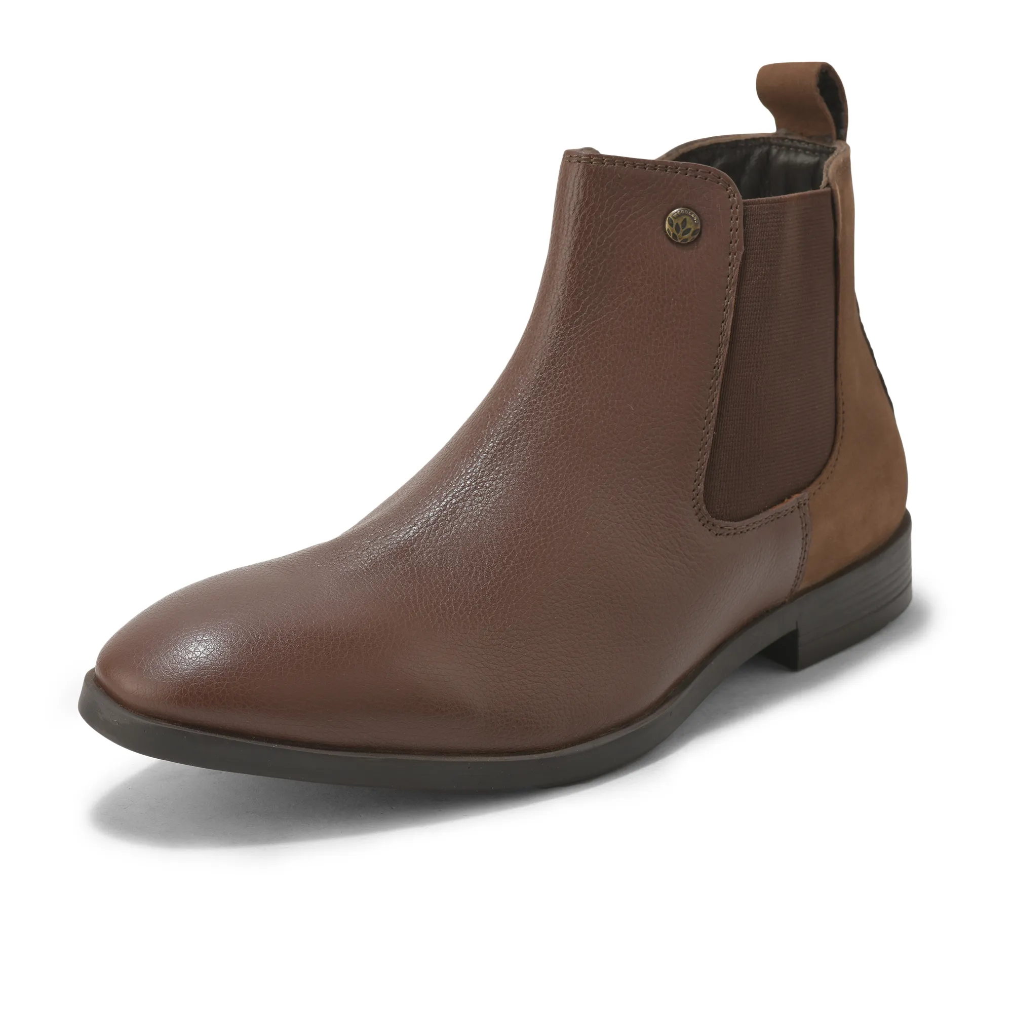 Woodland Men’s Tan Classic Chelsea Boots - Thumbnail 9