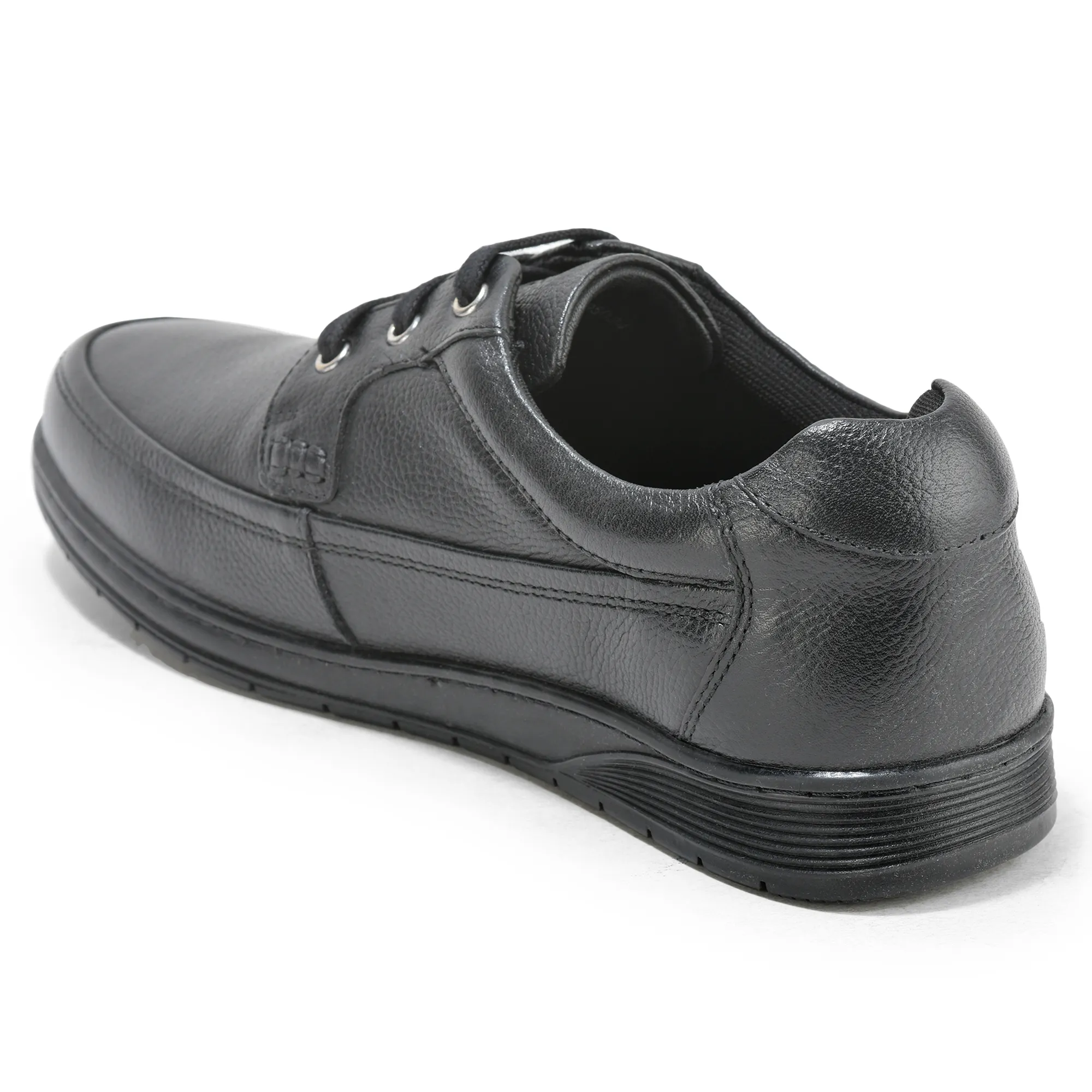Woodland Black Men Formal Lace Up Shoes - Thumbnail 5