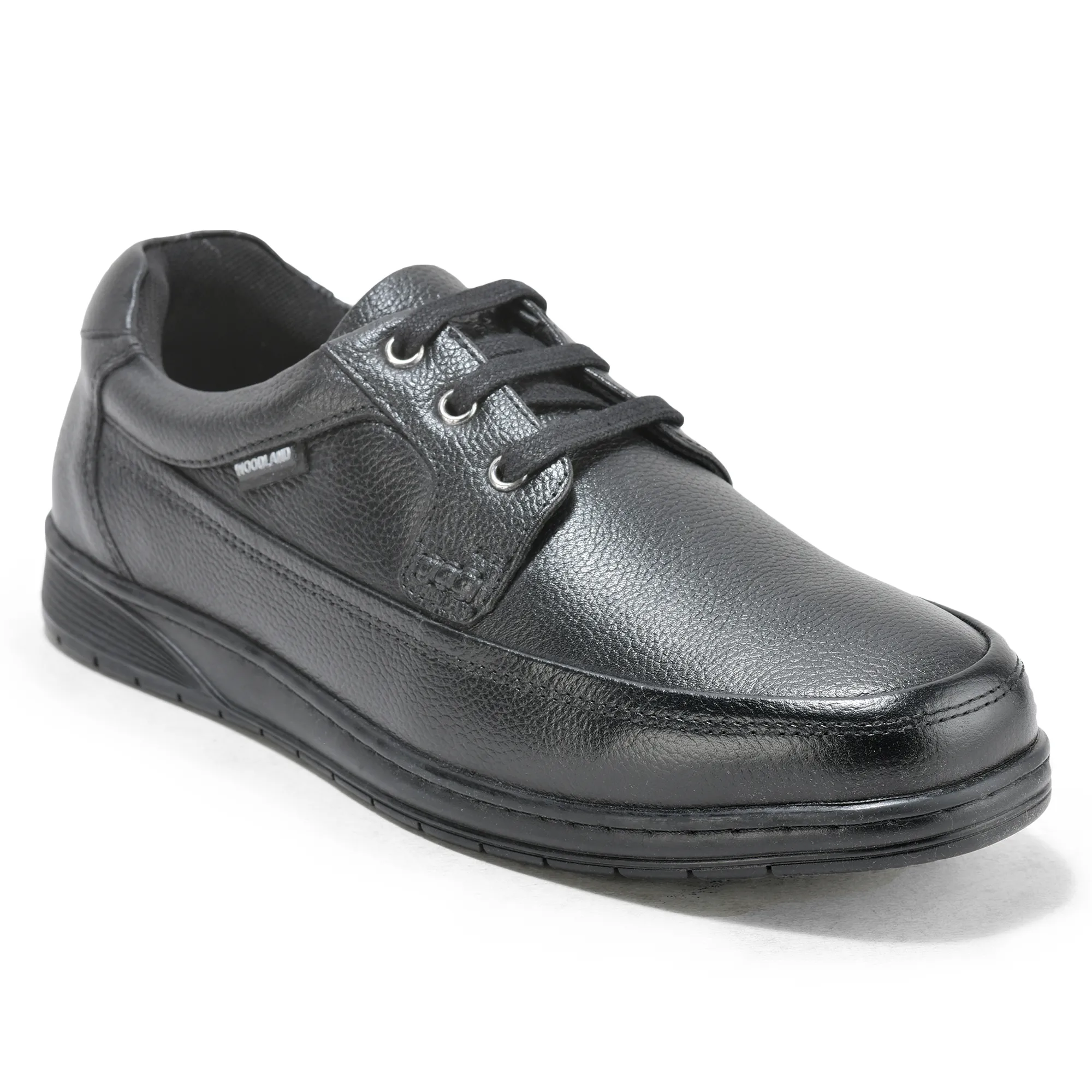 Woodland Black Men Formal Lace Up Shoes - Thumbnail 8