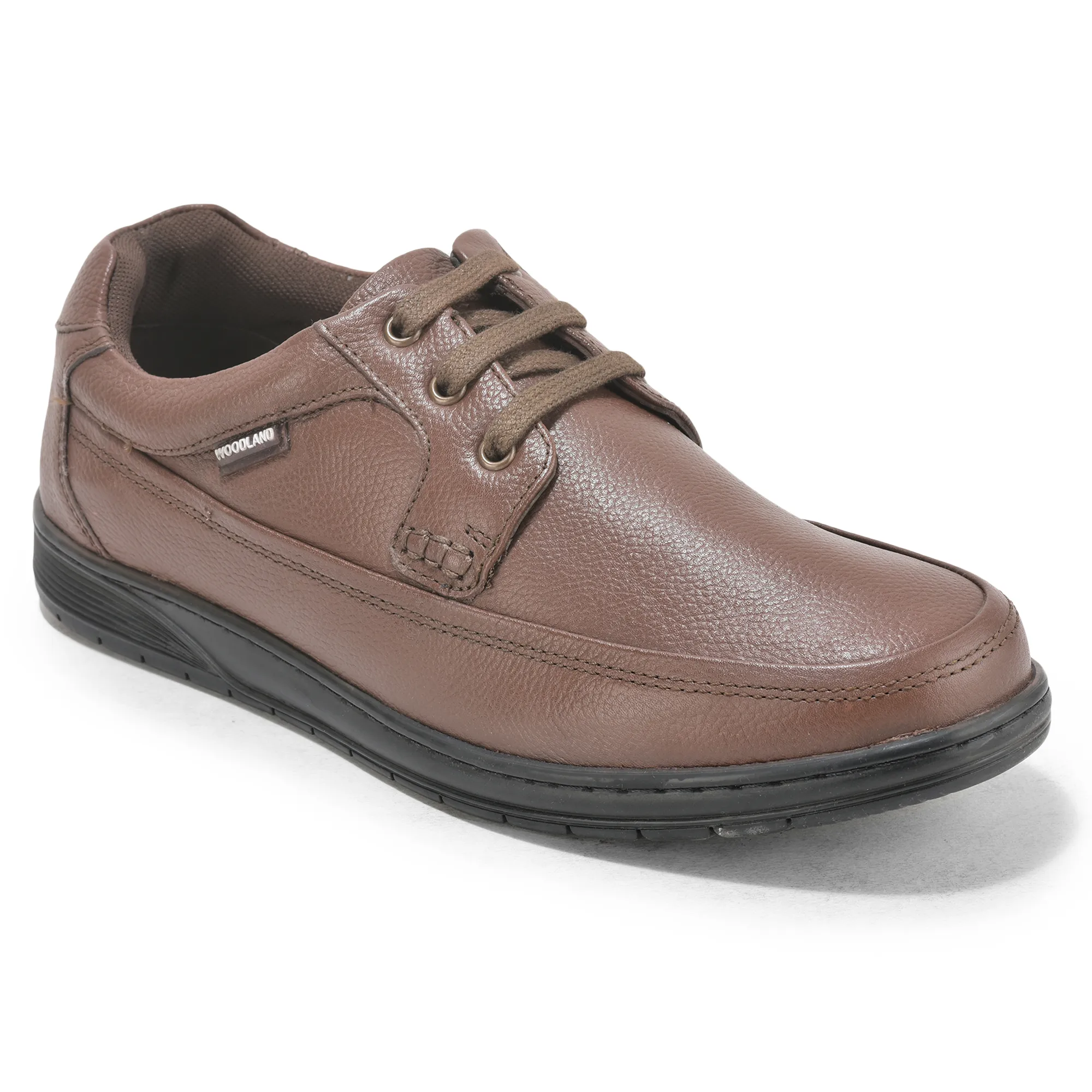 Woodland Brown Men Formal Lace Up Shoes - Thumbnail 8