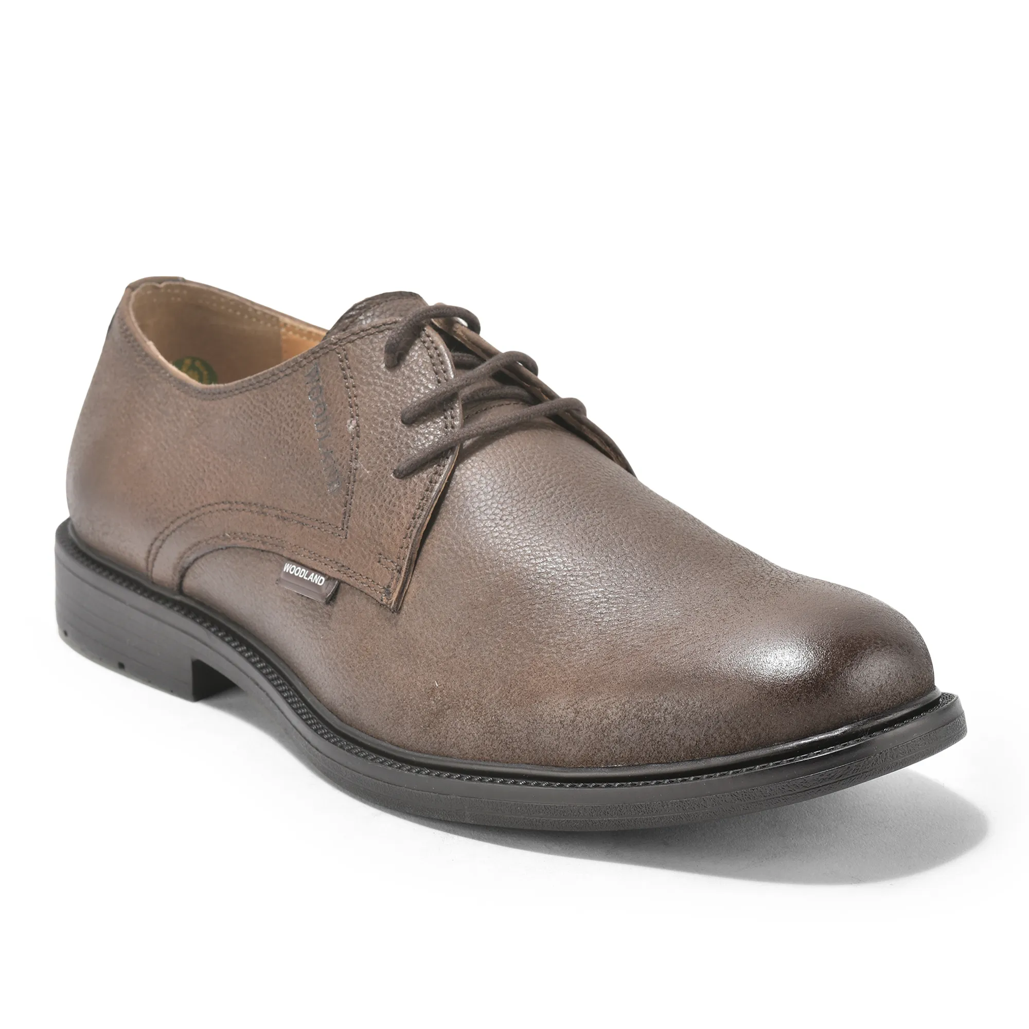 Woodland DBrown Classic Casual Lace Up Shoes For Men - Thumbnail 3