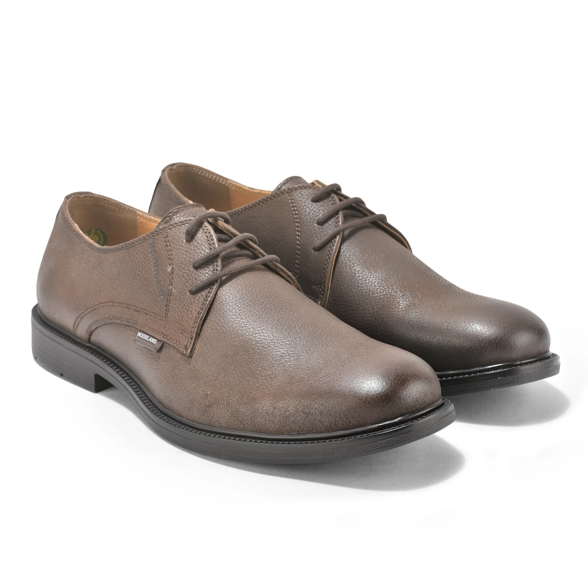 Woodland DBrown Classic Casual Lace Up Shoes For Men - Thumbnail 7