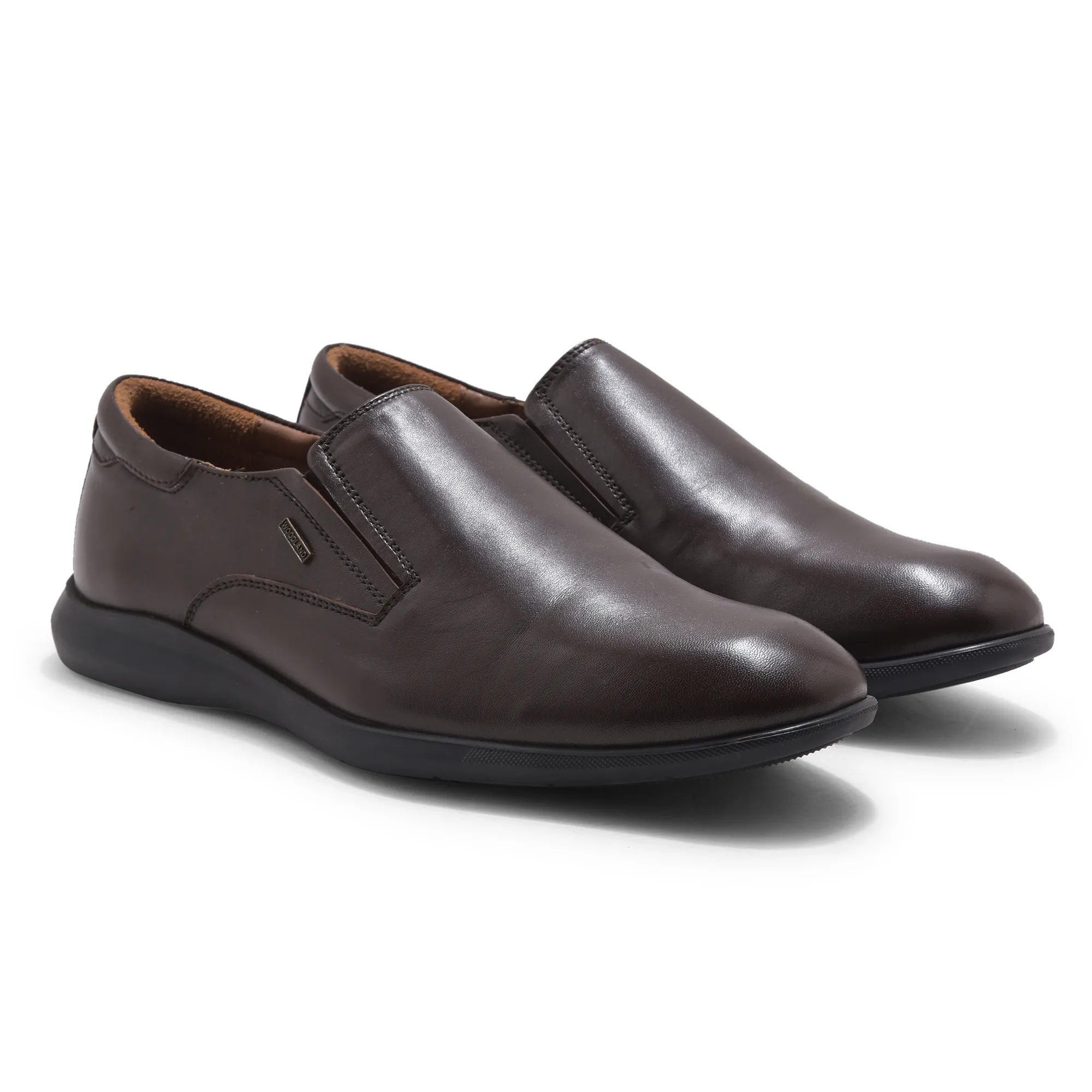 Brown Softy Leather Slip On Shoes For Men - Thumbnail 8