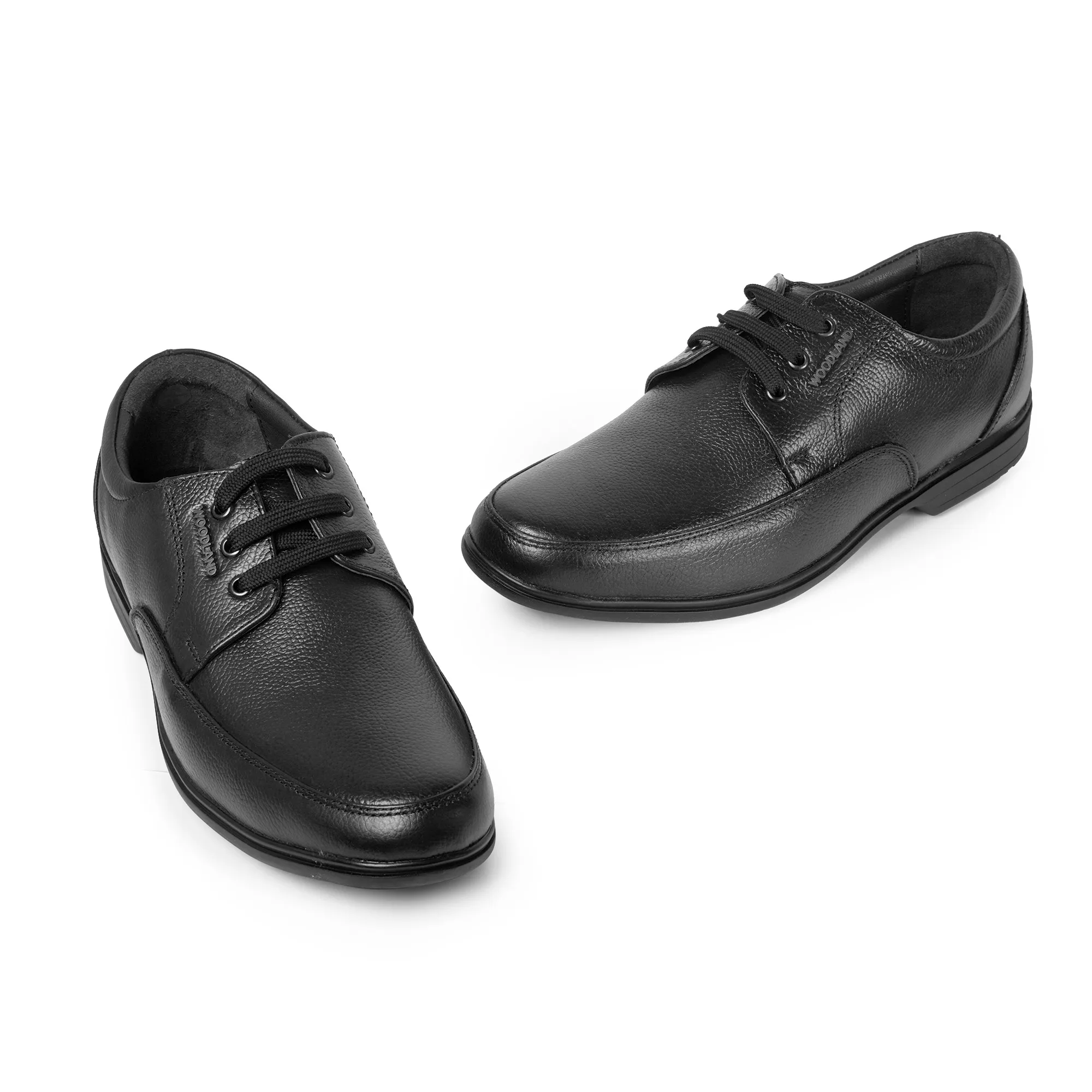 Woodland Men’s Black Core Softy Formal Shoes - Thumbnail 4