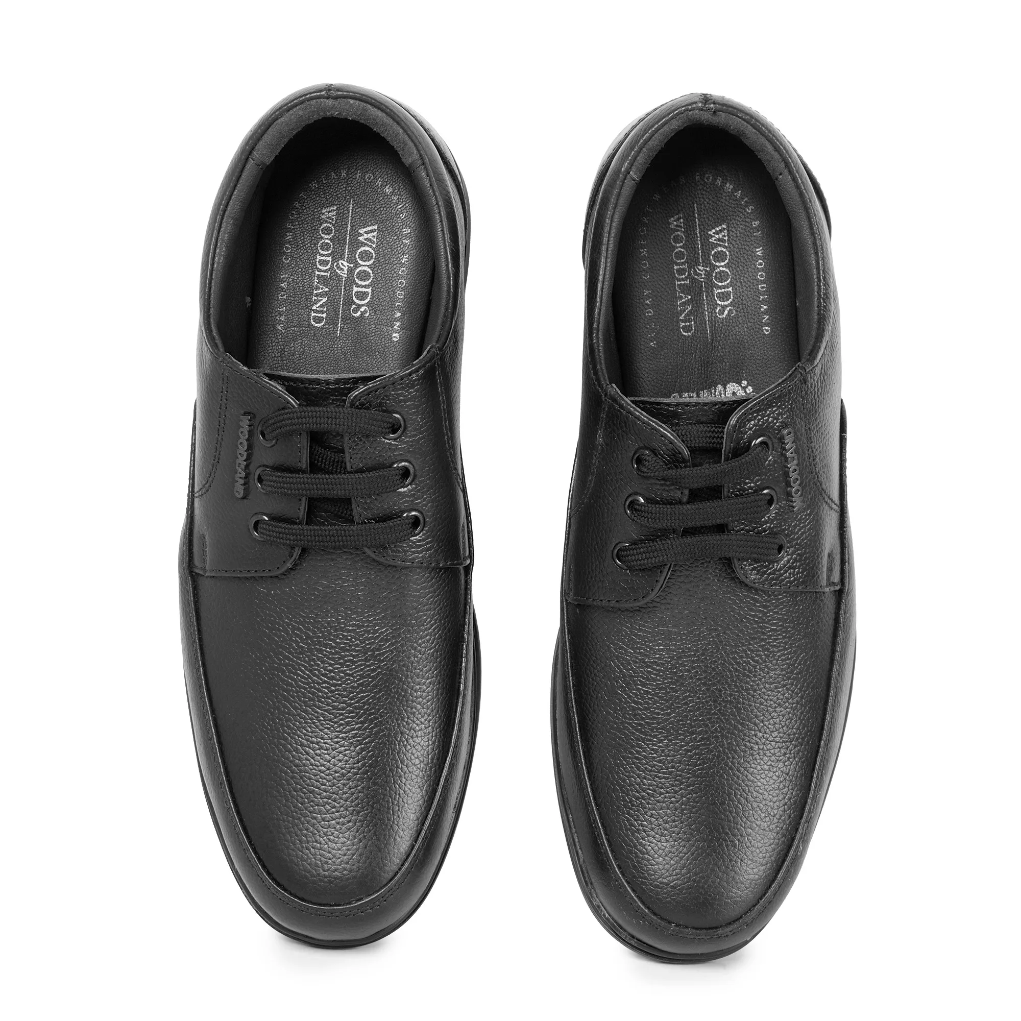 Woodland Men’s Black Core Softy Formal Shoes - Thumbnail 5