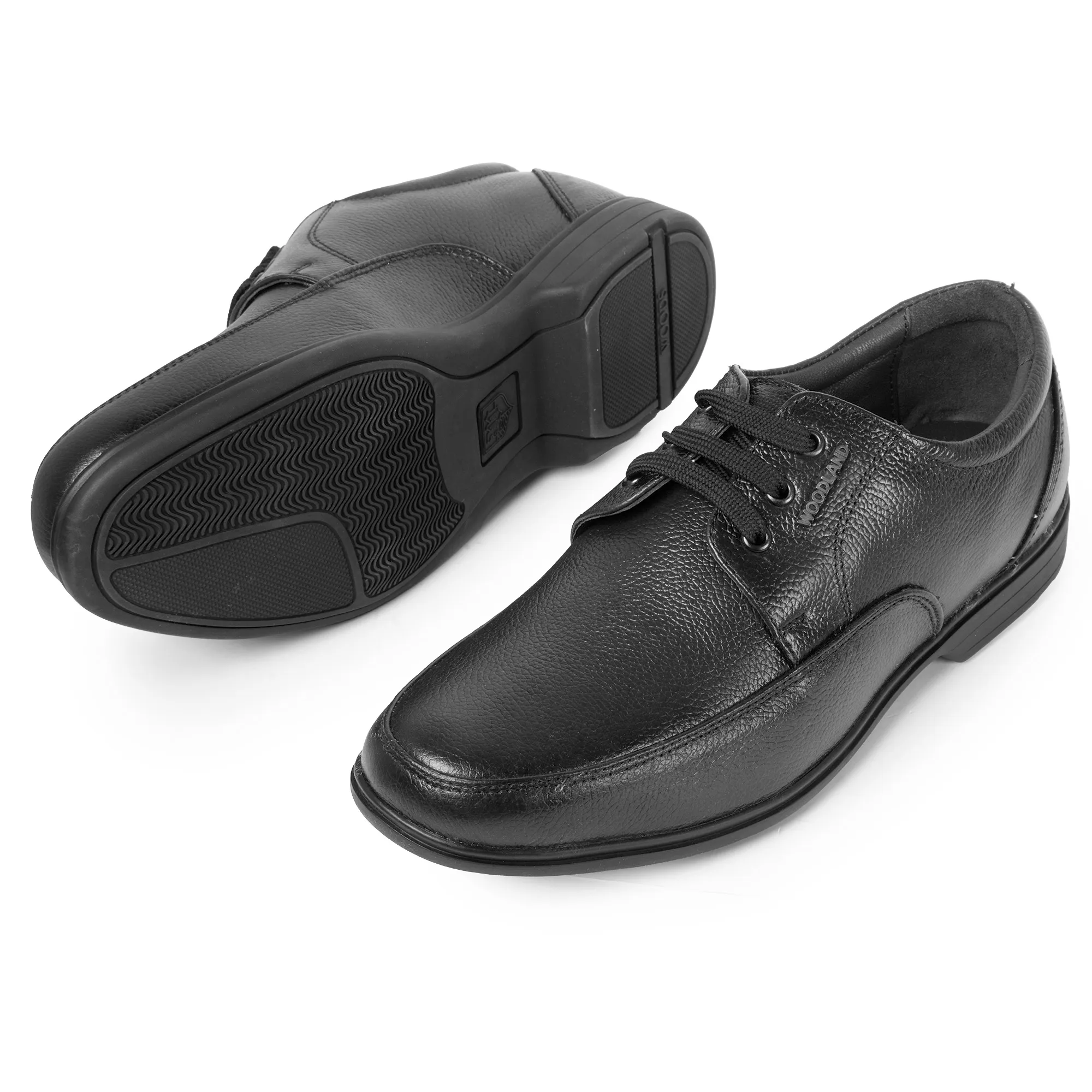 Woodland Men’s Black Core Softy Formal Shoes - Thumbnail 6