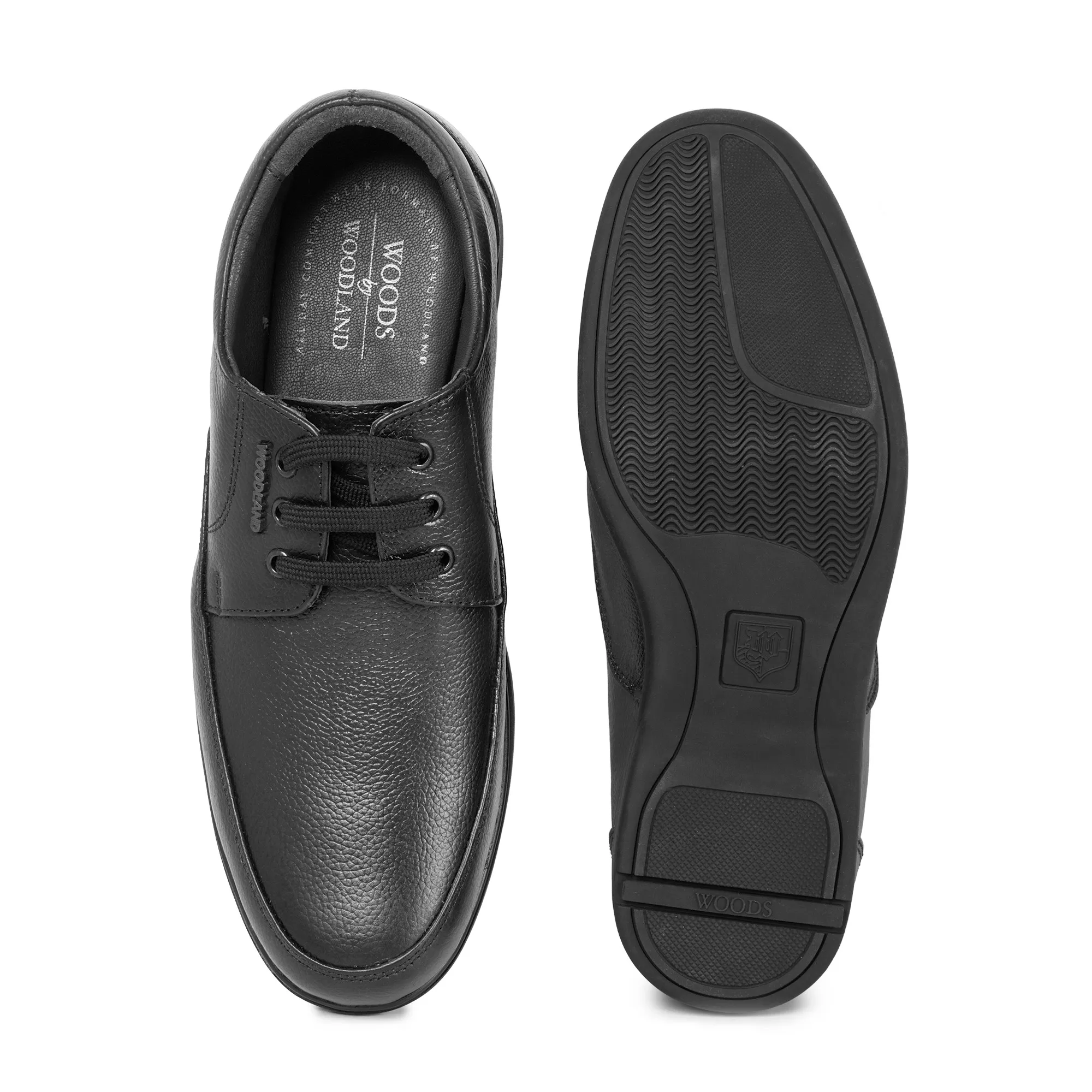 Woodland Men’s Black Core Softy Formal Shoes - Thumbnail 9