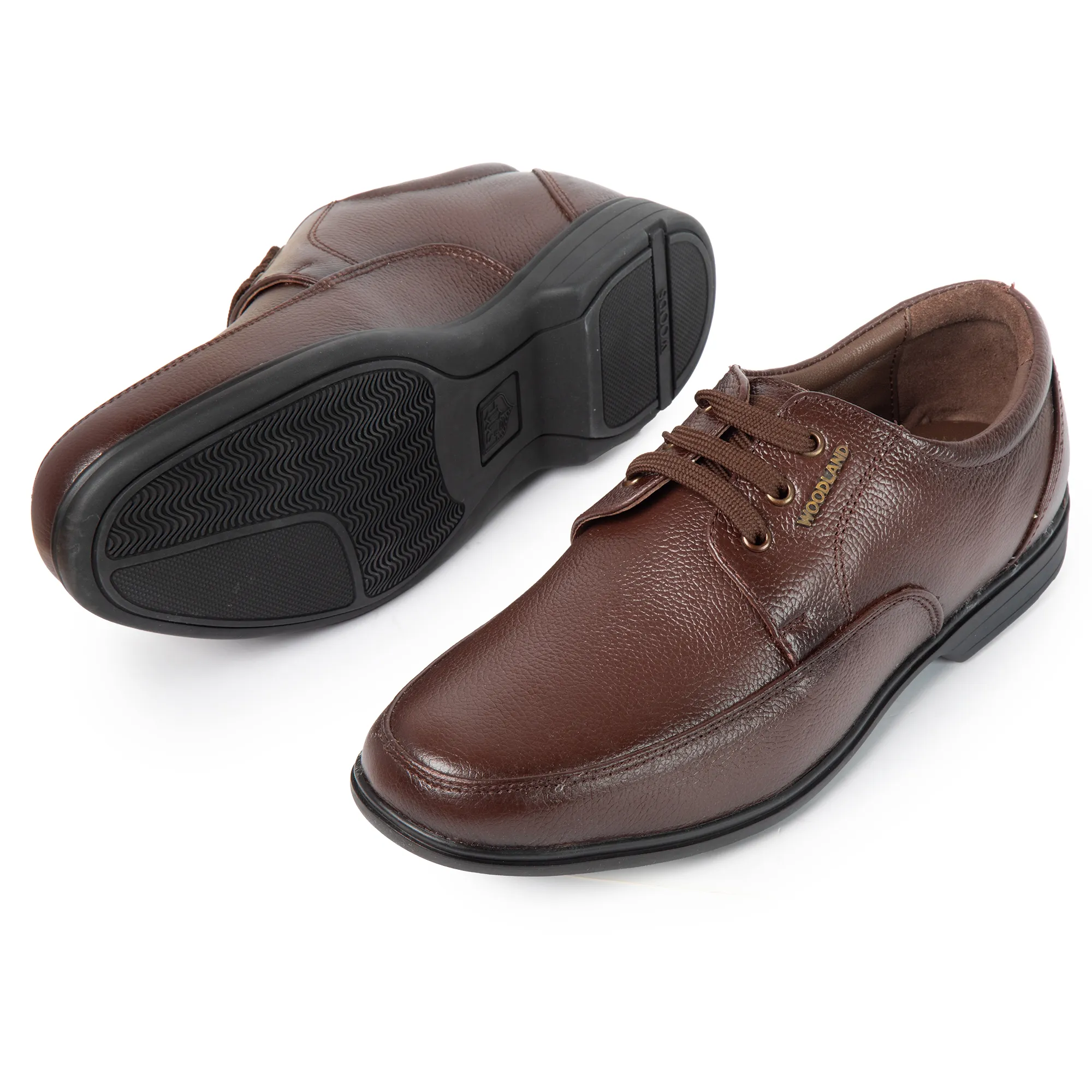 Woodland Men’s Brown Core Softy Formal Shoes - Thumbnail 7