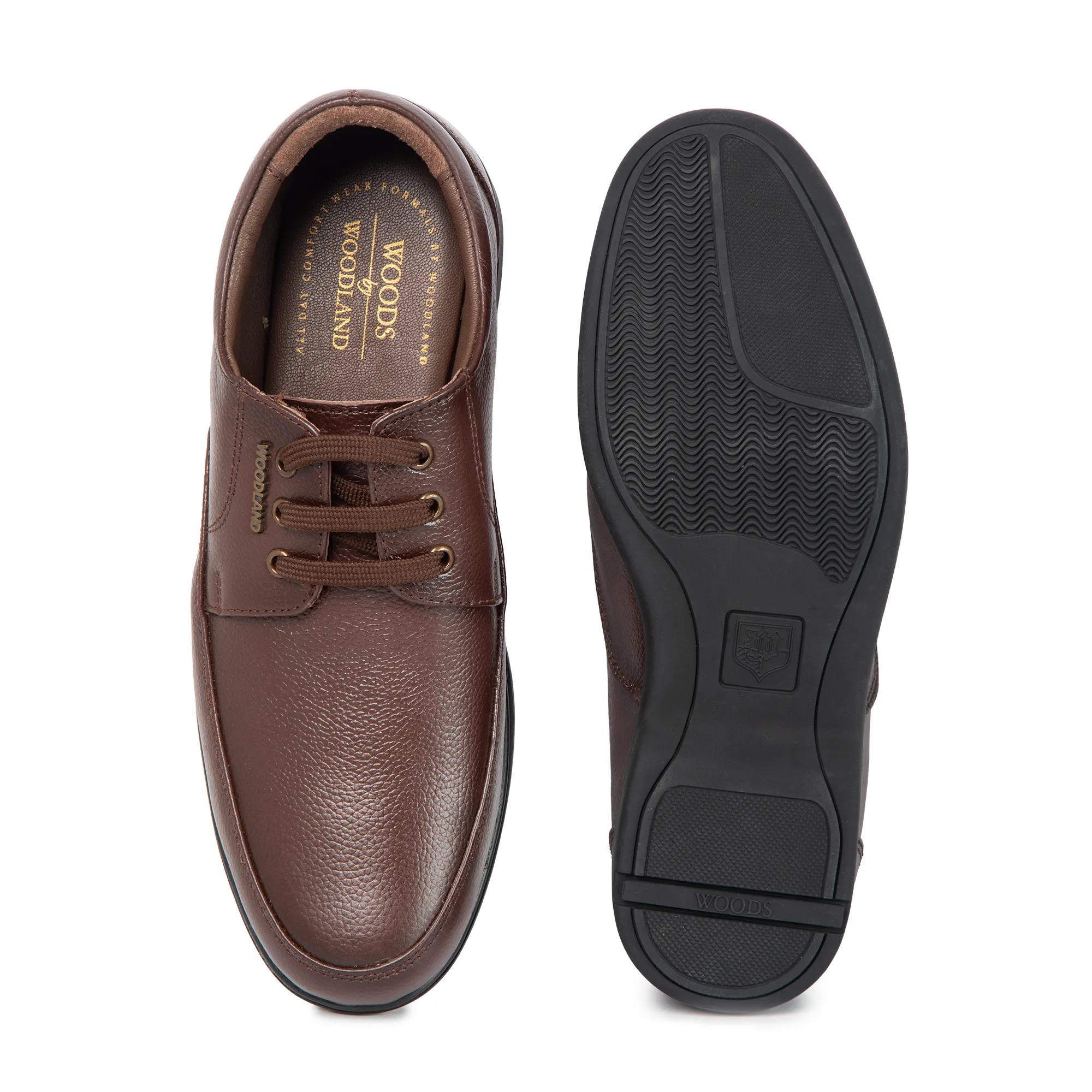 Woodland Men’s Brown Core Softy Formal Shoes - Thumbnail 10
