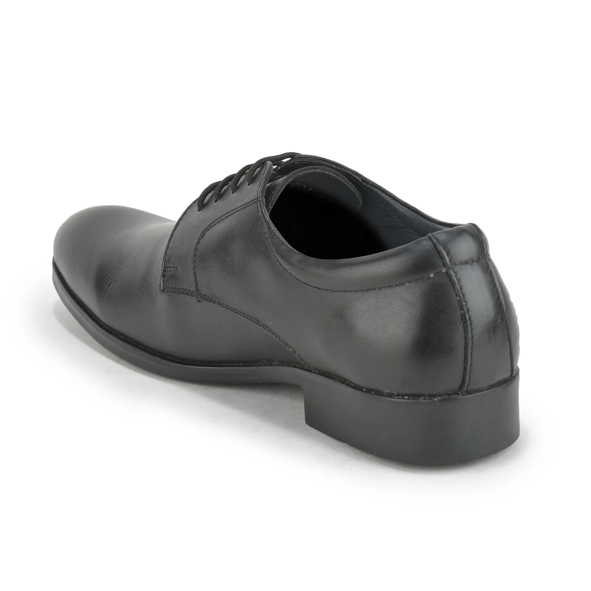 Woodland Men's Black Signature Classic Lace Shoes - Thumbnail 7