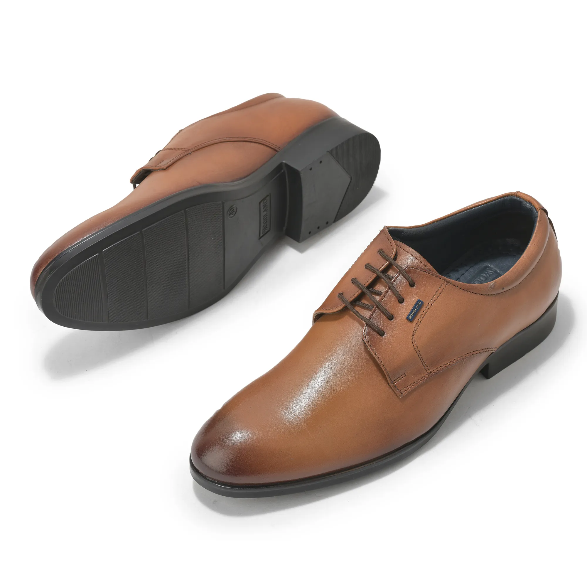 Woodland Men’s Tan Signature Classic Lace Shoes - Thumbnail 6