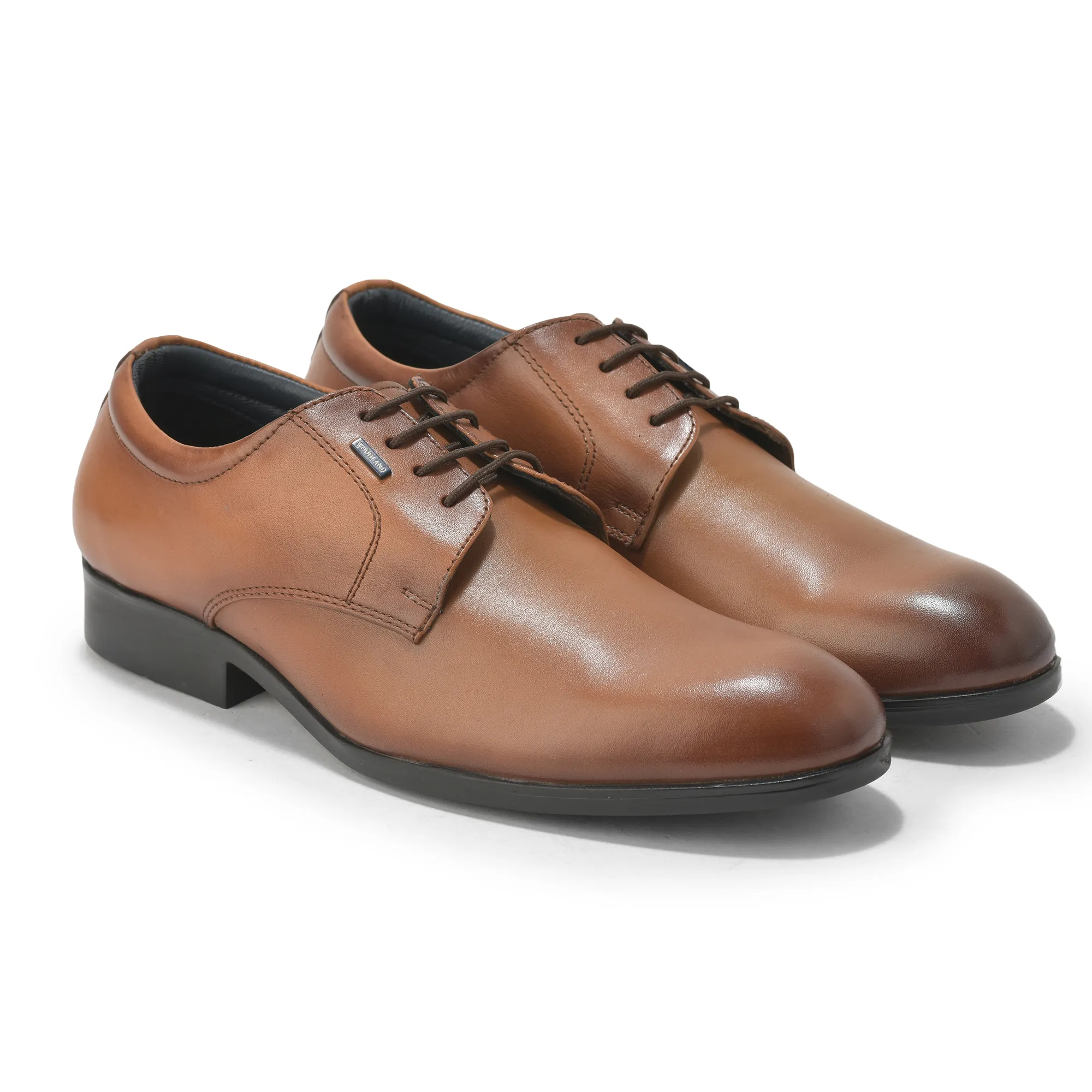 Woodland Men’s Tan Signature Classic Lace Shoes - Thumbnail 8