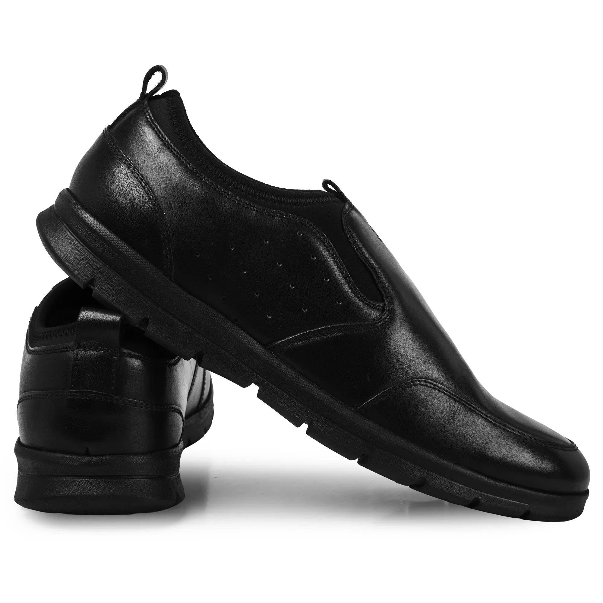 Woodland Men’s Black Signature Suede Slippers - Thumbnail 10