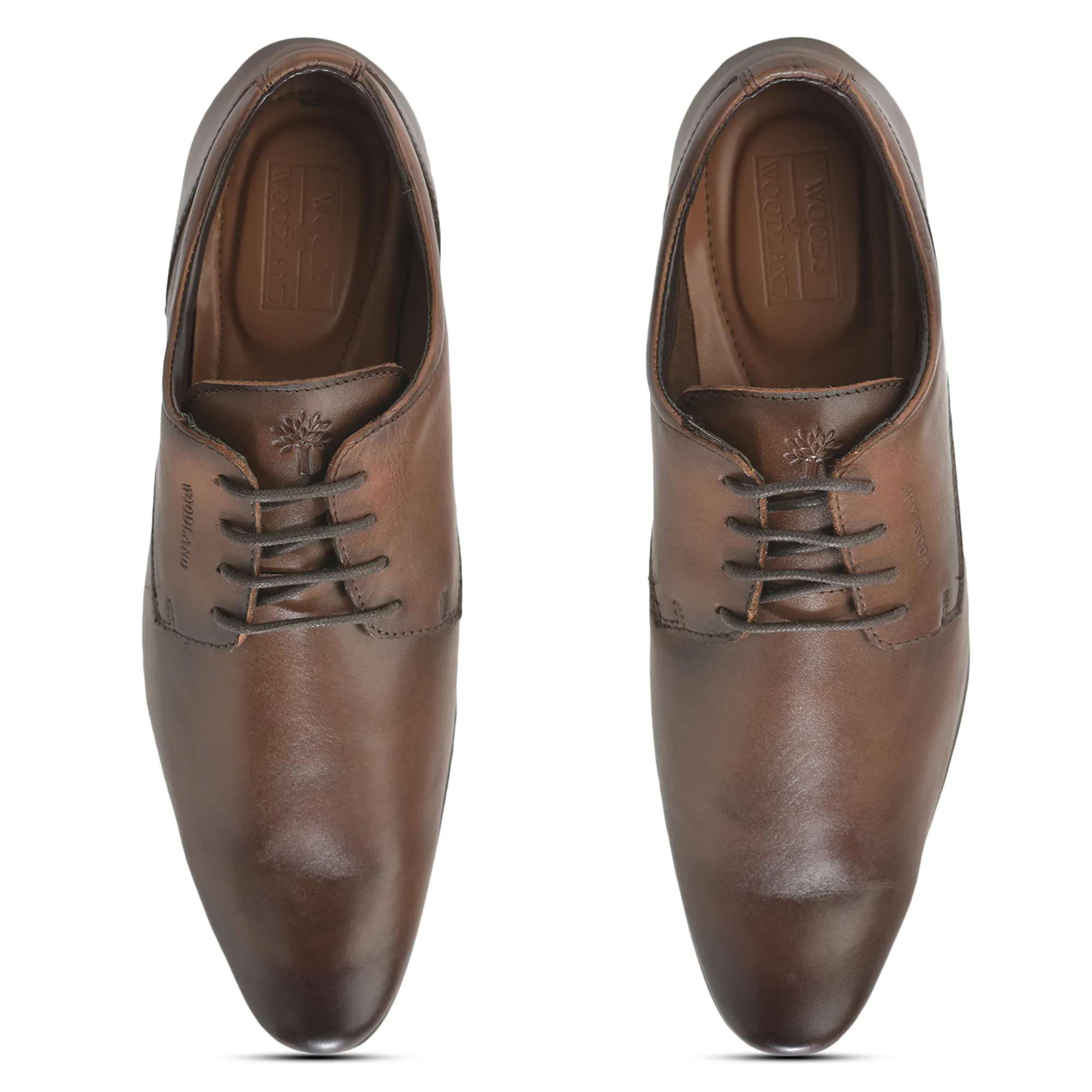 Formal Brown Oxford Shoes for Men - Thumbnail 5